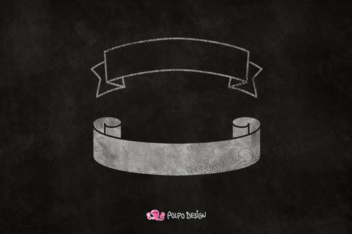 Chalkboard banners clip art (73766) Illustrations Design Bundles