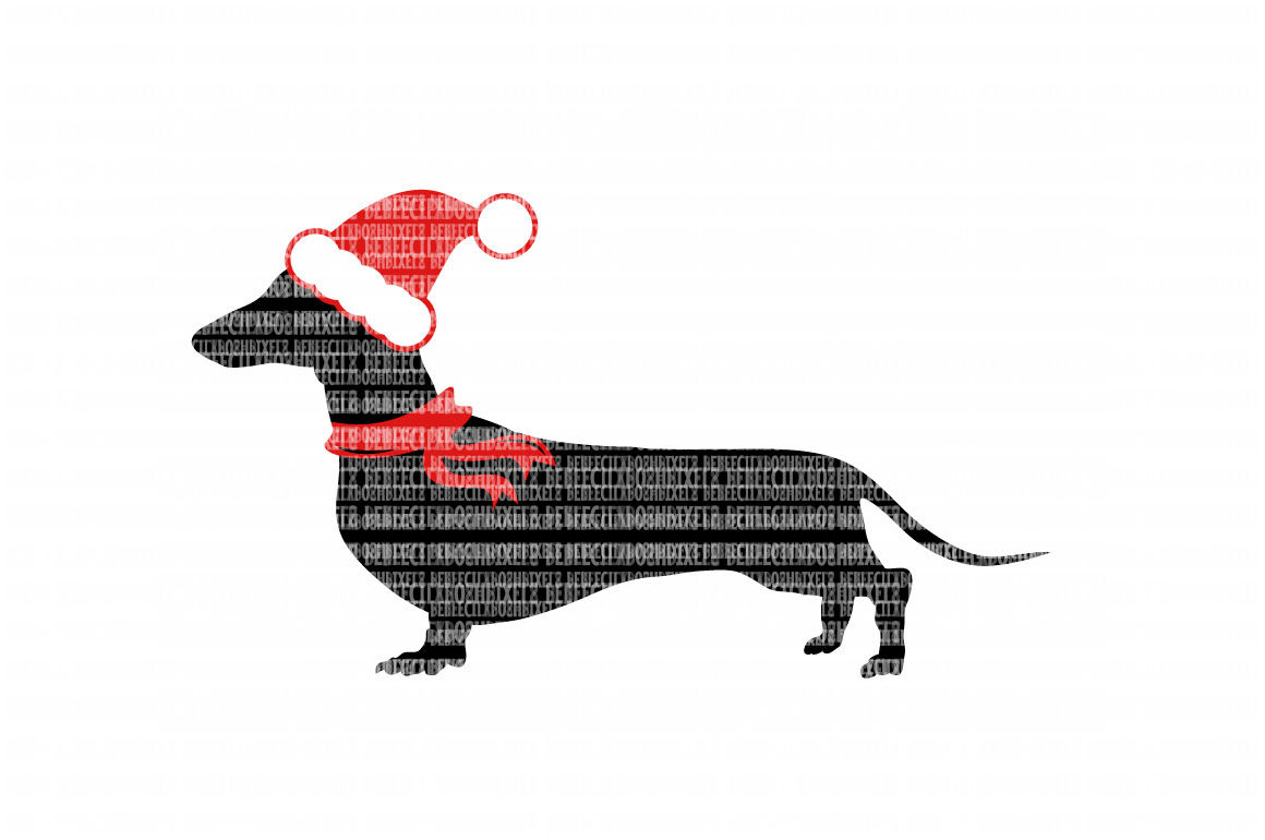 Download Dachshund Christmas SVG Files Cut Files Heat Transfer ...