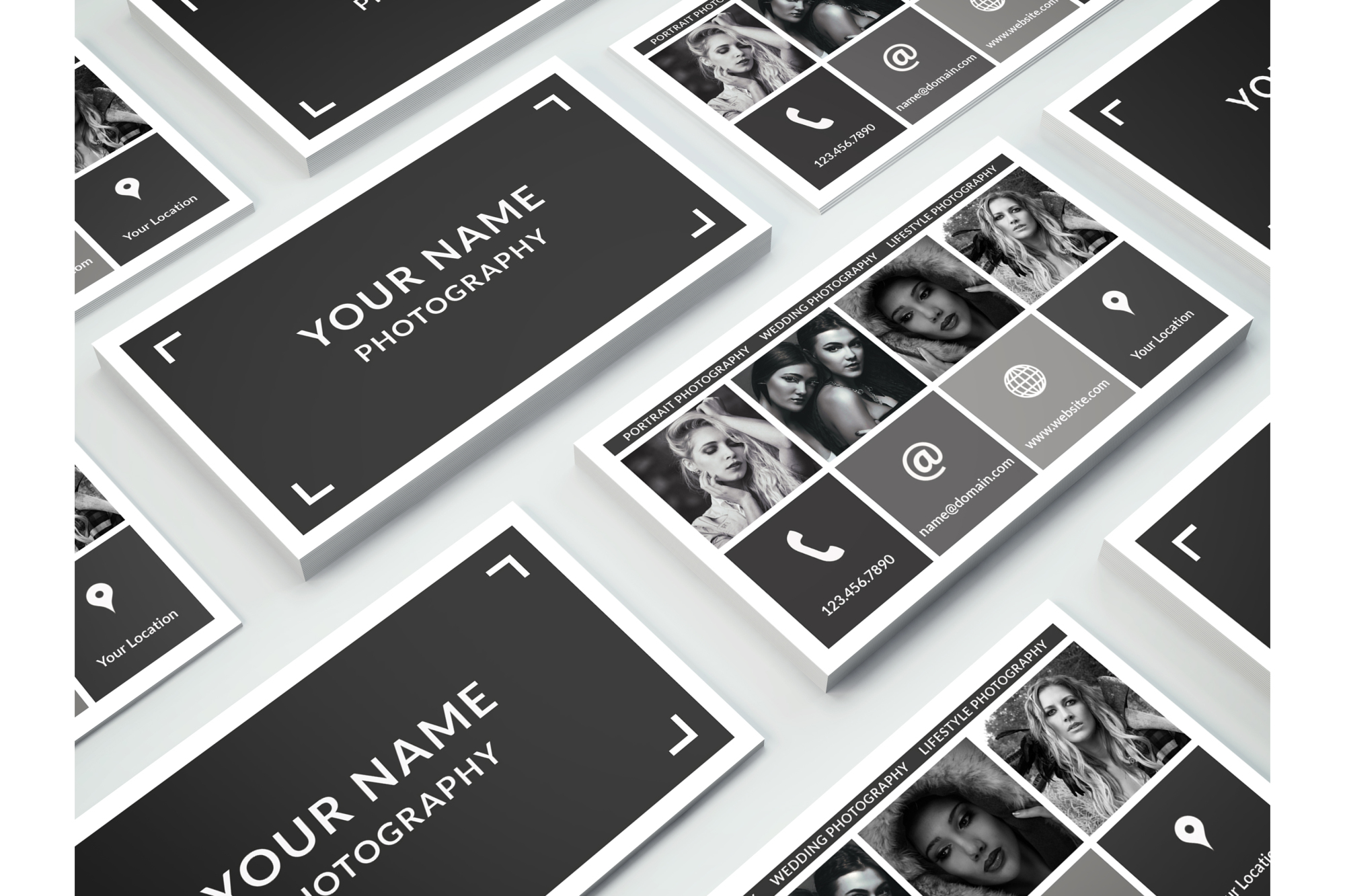 business card template photoshop download