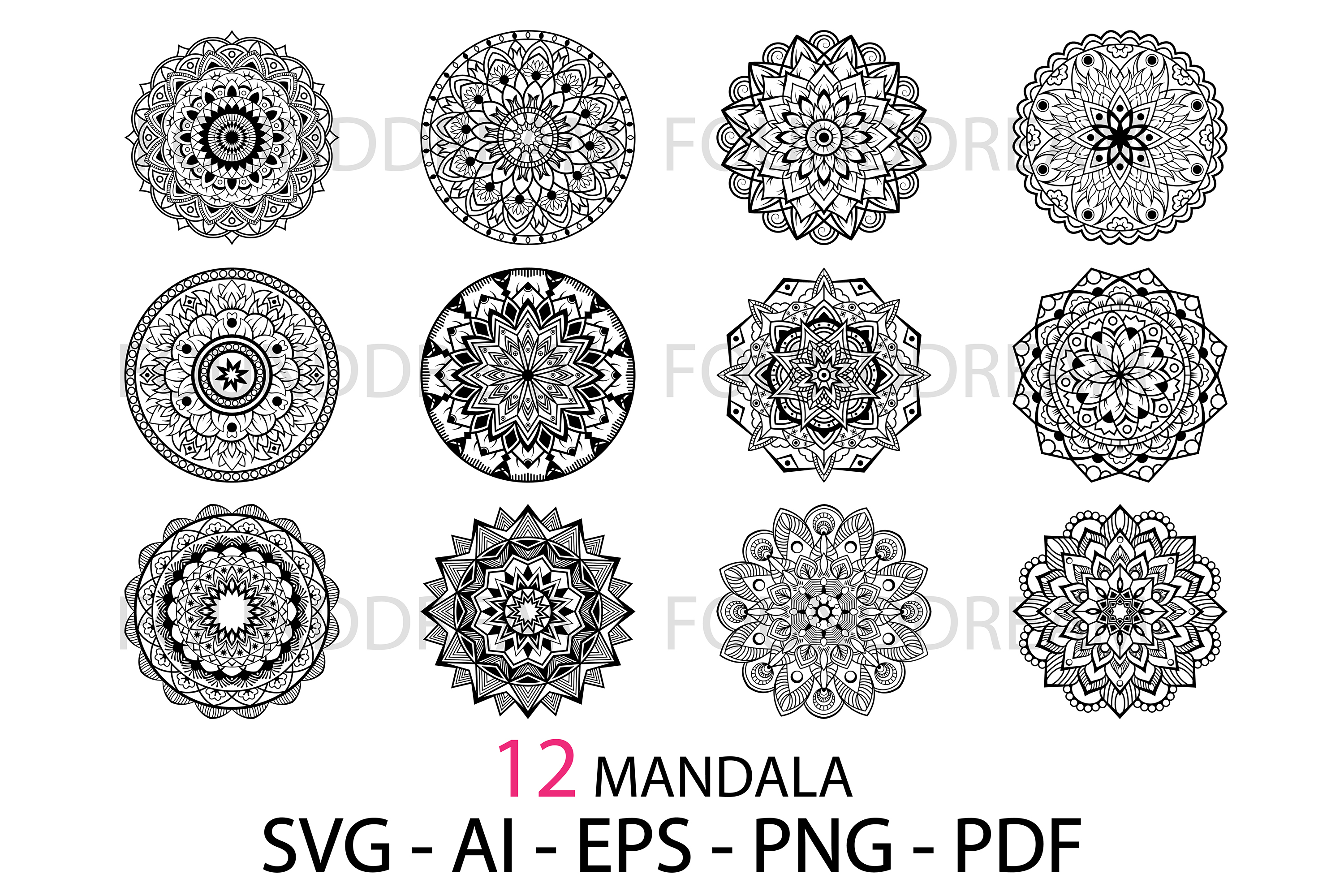 Download Mandala svg files
