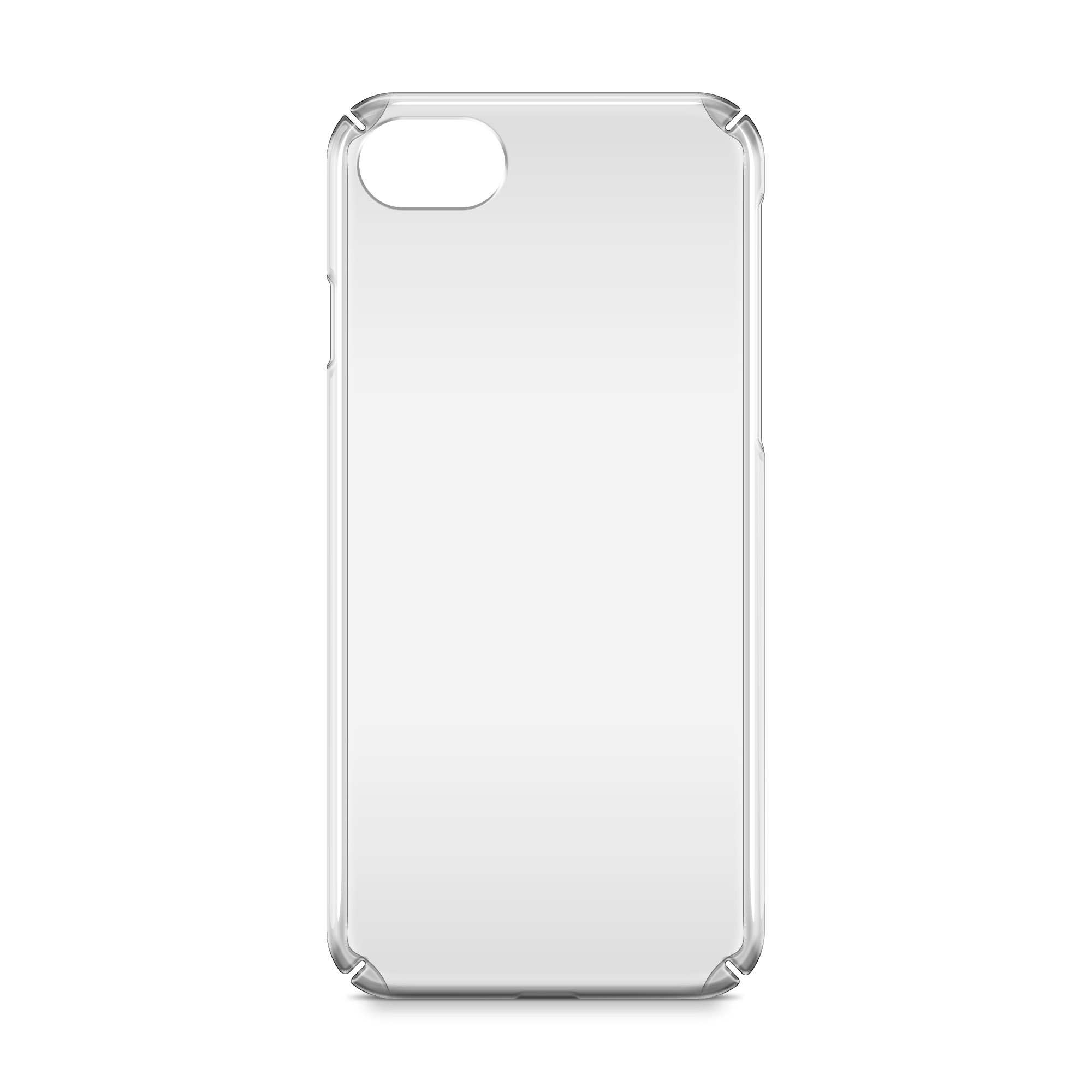 iPhone 7 UV PC case Mockup Back View