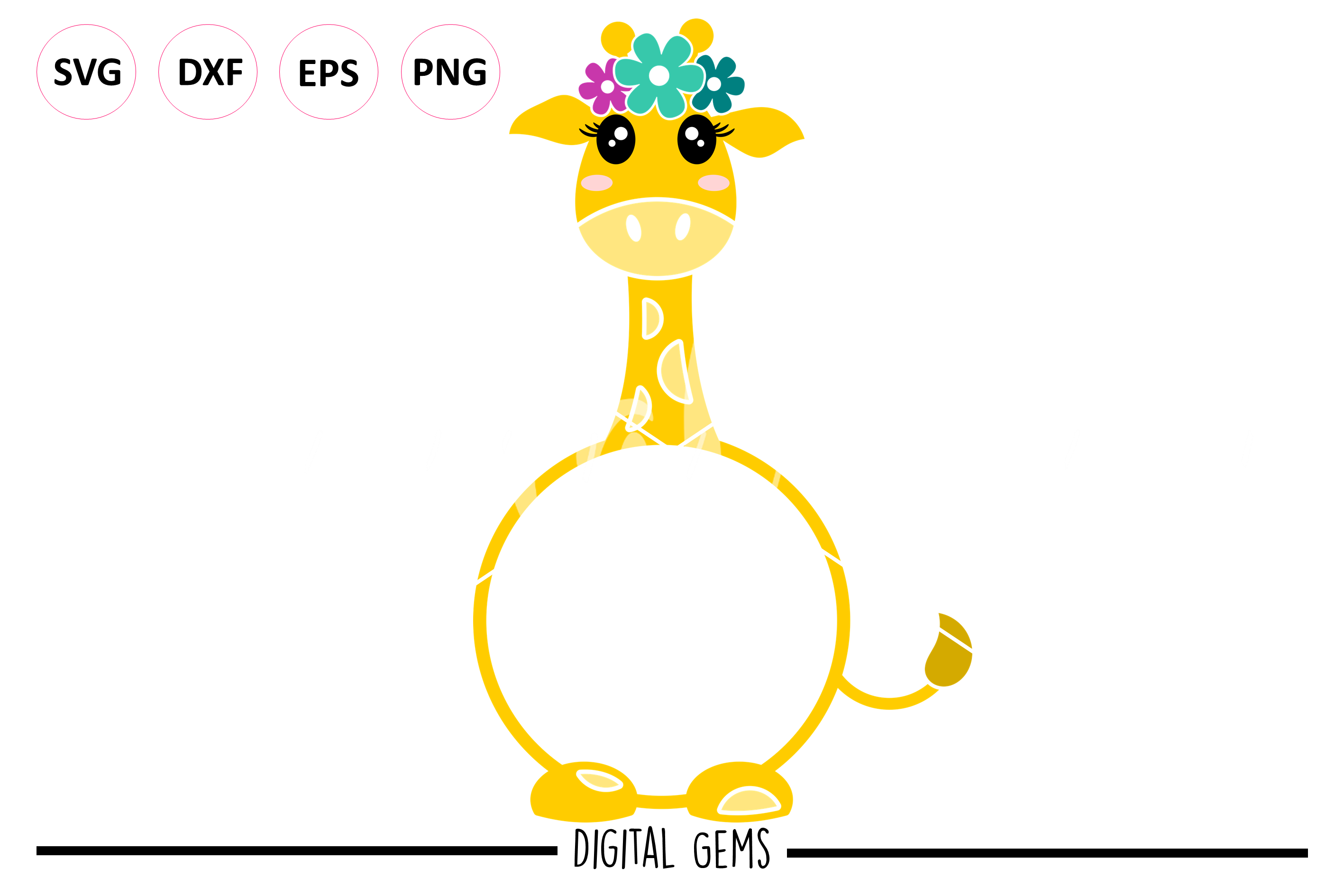 Download Giraffe SVG / EPS / DXF Files