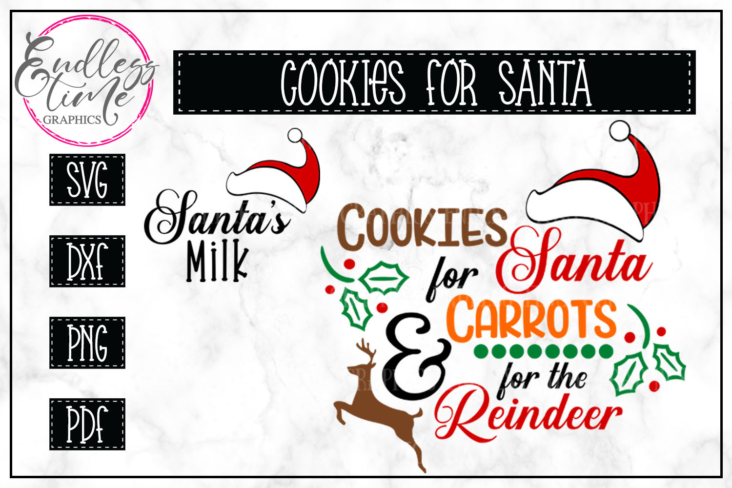 Download Cookies and Milk for Santa- Carrots for the Reindeer SVG