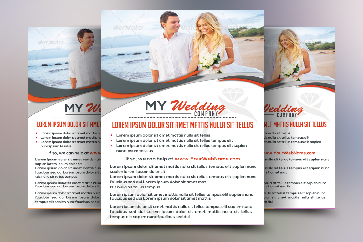 Wedding Flyer Wedding Flyer Example Image 2