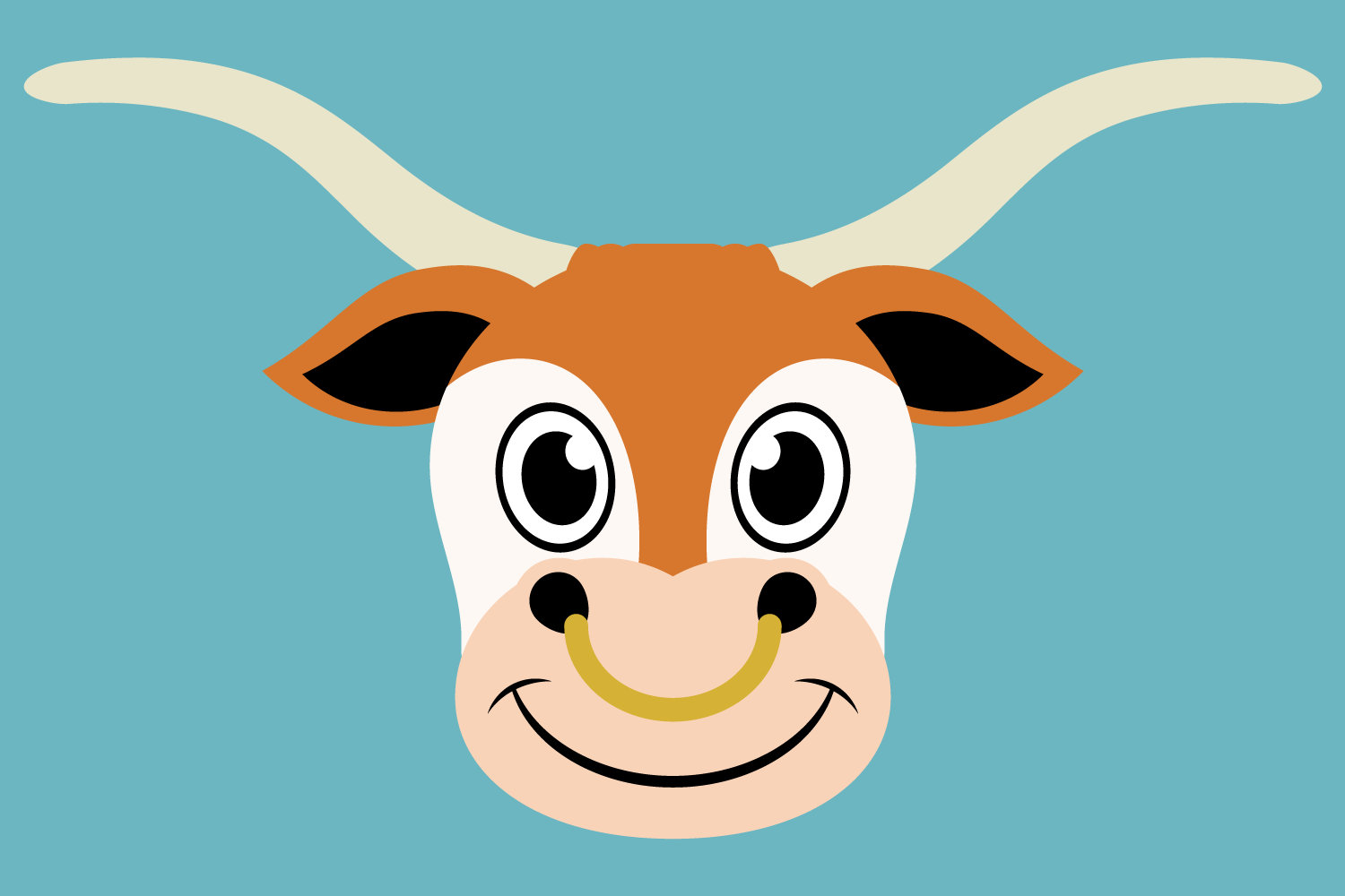Download Cute Cattle Face Bundle SVG Cut Files, Happy Farm Animals (374808) | SVGs | Design Bundles