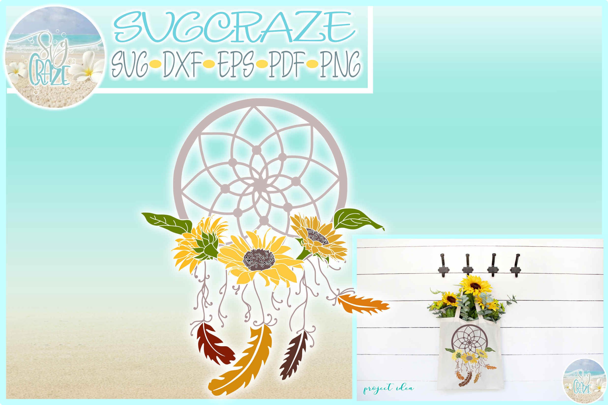 Free Free 168 Sunflower Dream Catcher Svg Free SVG PNG EPS DXF File