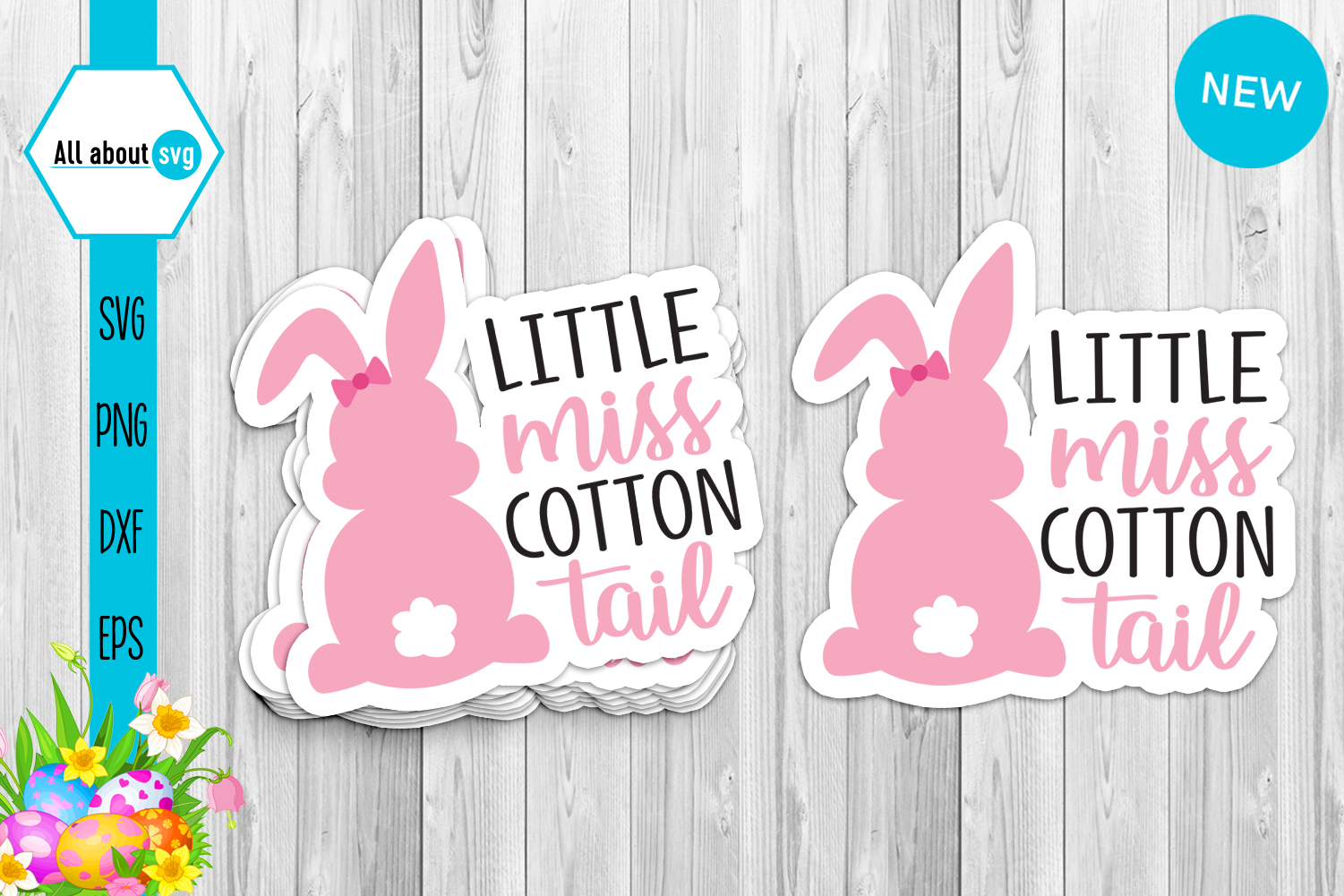 Download Little Miss Cotton Tail, Bunny Svg