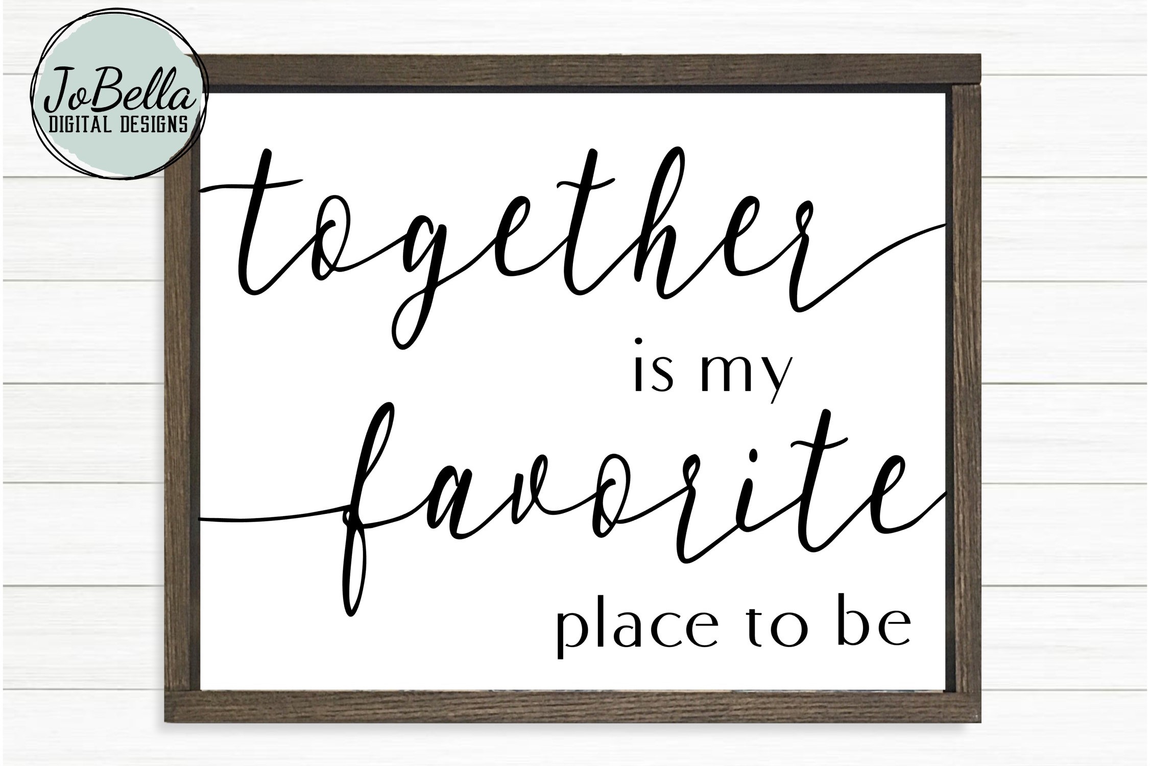 Together Is My Favorite Place To Be SVG and Printable (231330) SVGs