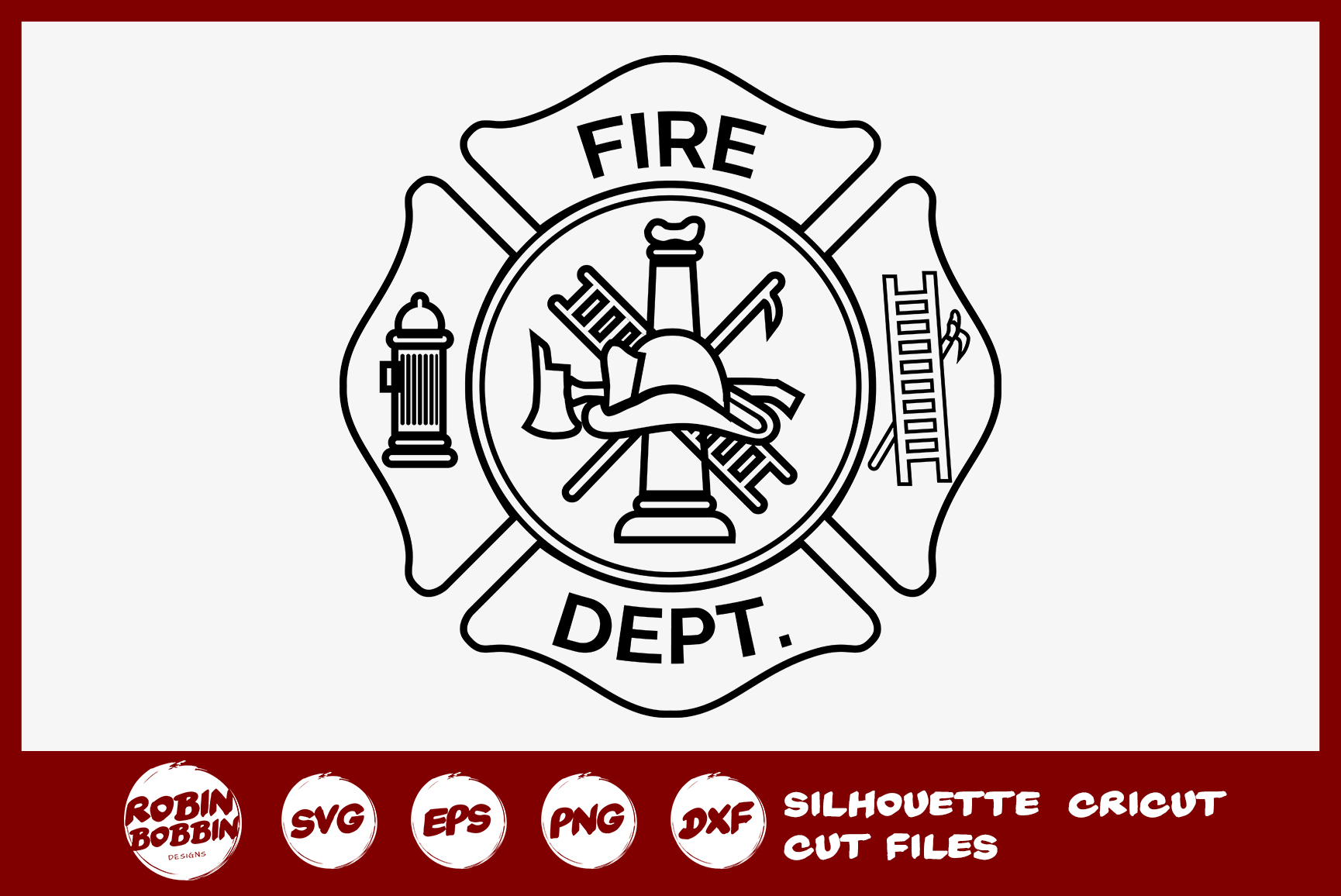 Firefighter Badge Logo SVG - Firefighter SVG (318134) | Cut Files