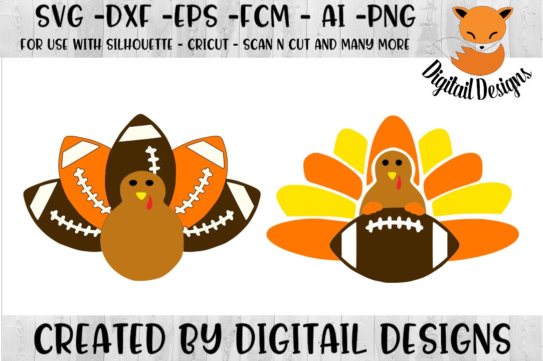 Download Football Turkey SVG for Silhouette, Cricut, Scan N Cut ...