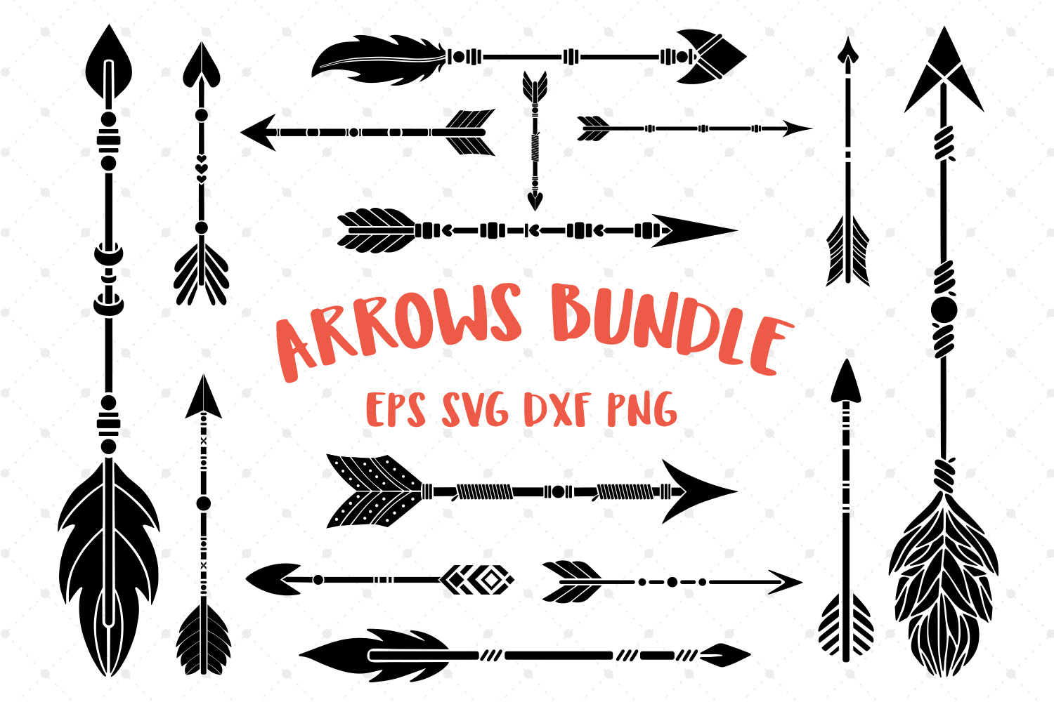 Arrows Bundle SVG Cut Files (122797) | Cut Files | Design ...