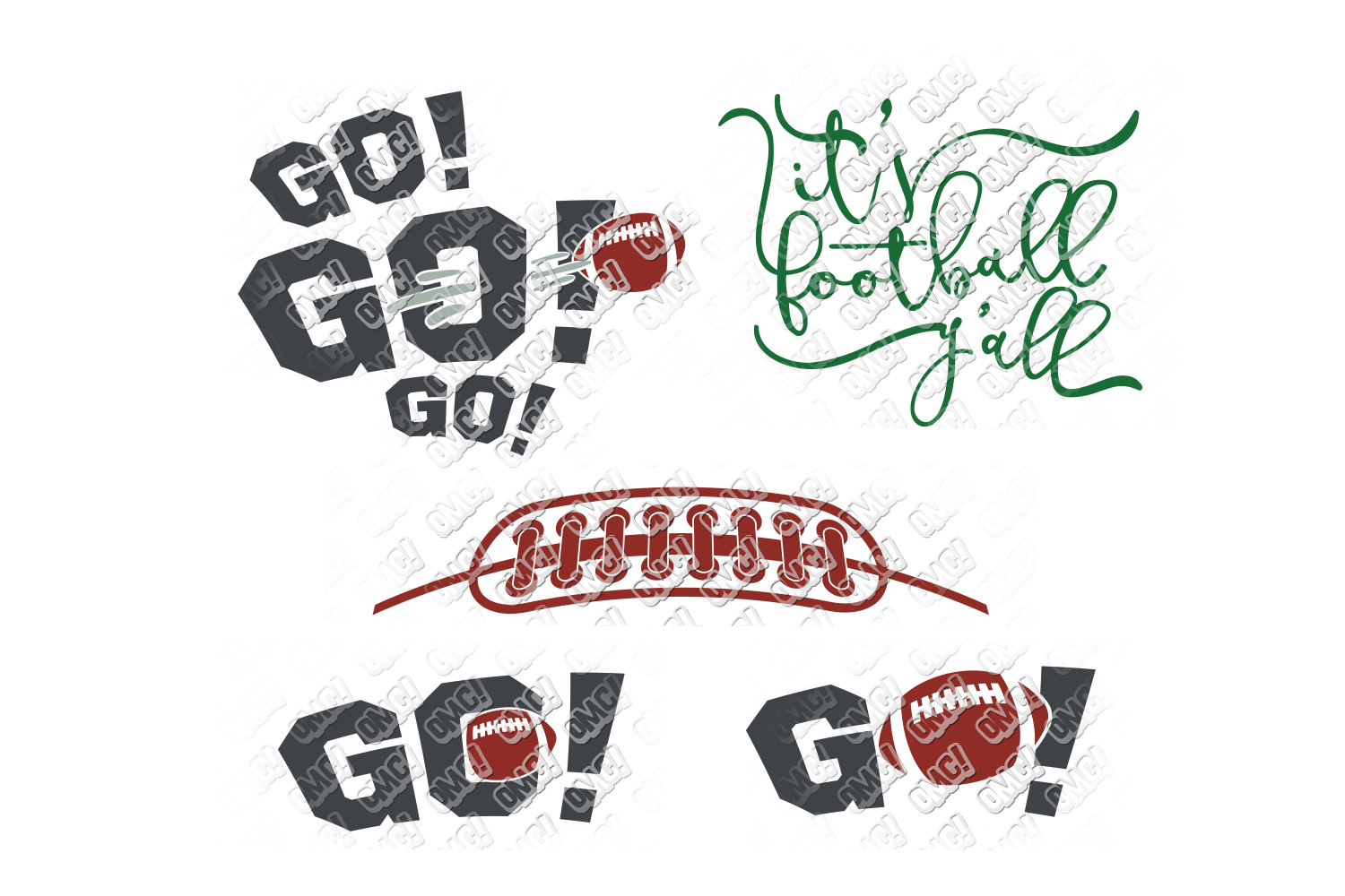 Download Football SVG Monogram Bundle in SVG, DXF, PNG, EPS, JPG ...