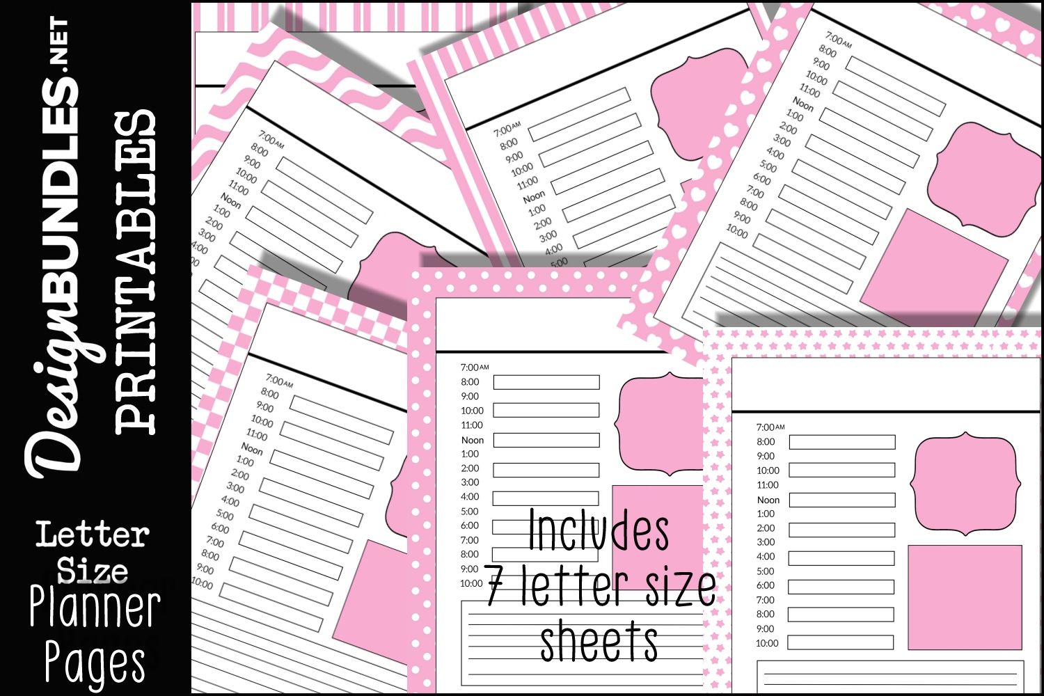 Pretty Pink Planner Pages