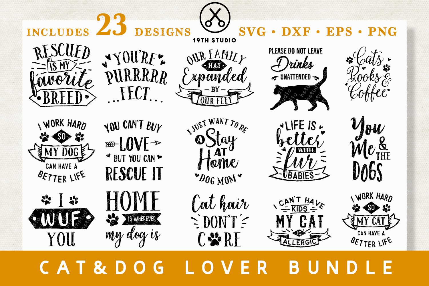 Pet SVG Bundle - MB25 (117628) | SVGs | Design Bundles