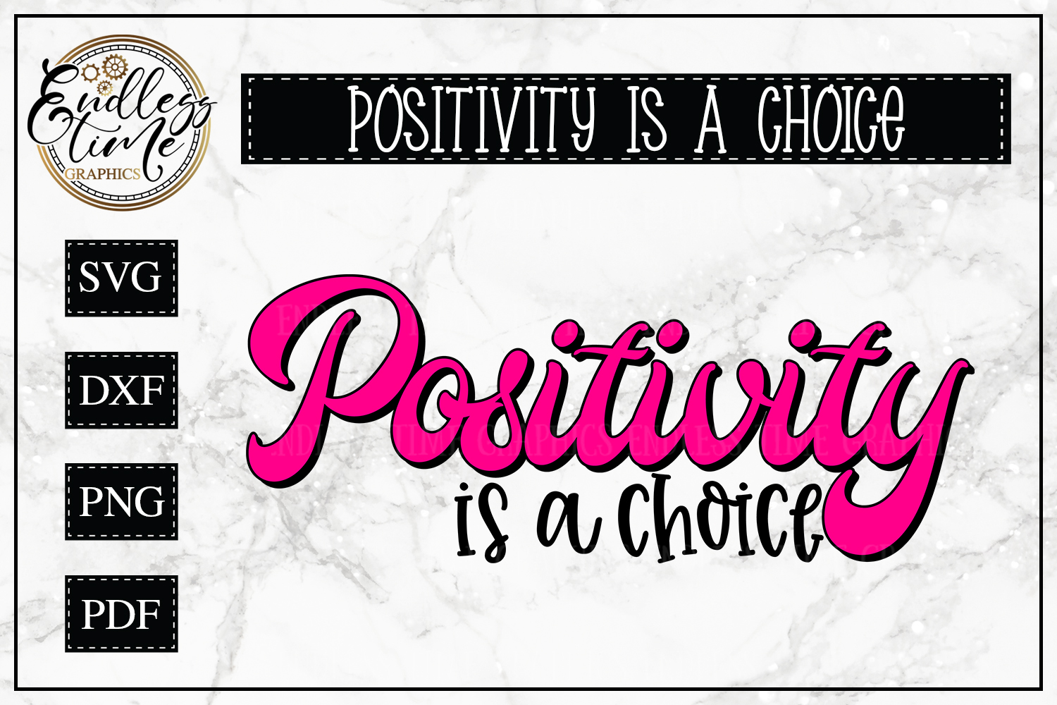 Download Positivity Is A Choice Svg A Motivational Svg Cut File