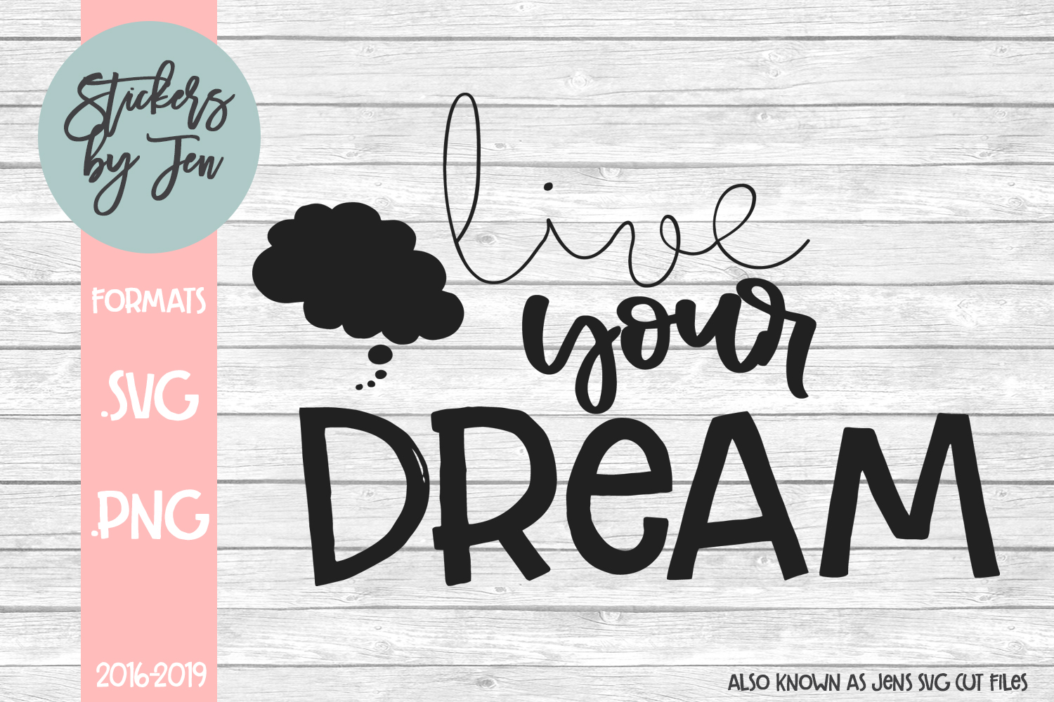 Live Your Dream SVG Cut File (181052) | SVGs | Design Bundles