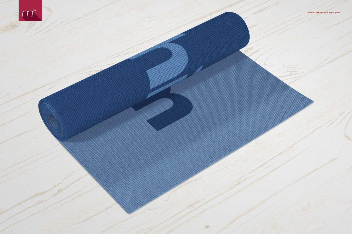 Yoga Mat Mockup (2522) Mock Ups Design Bundles