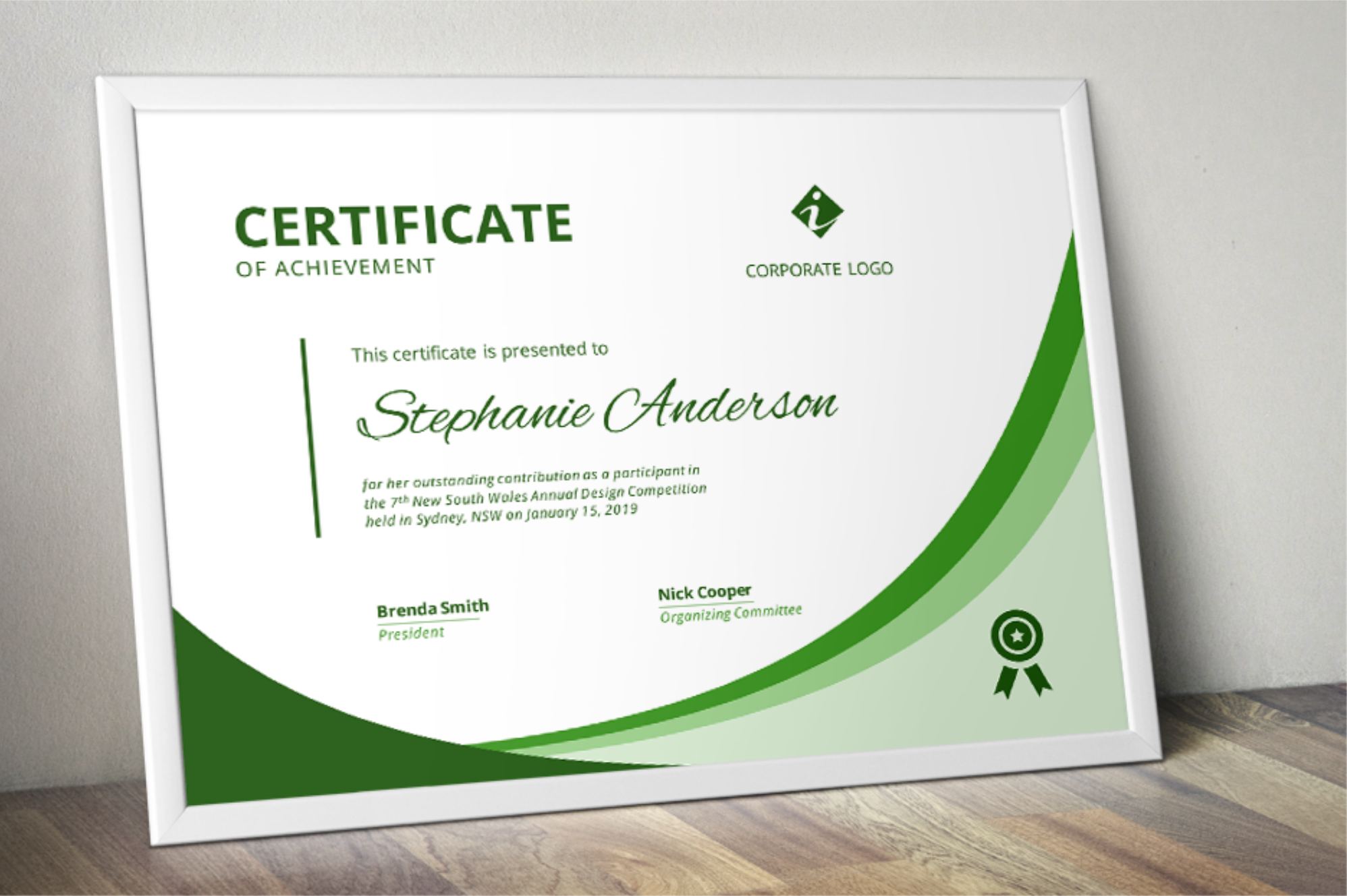 certificate template free download for words