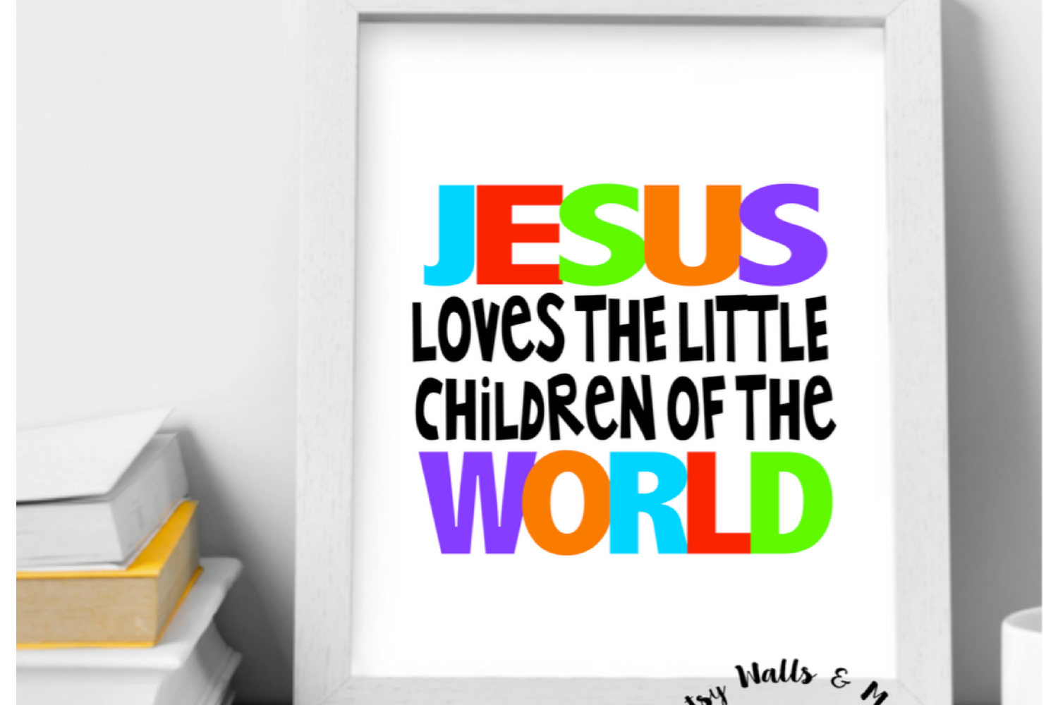 Church Nursery Printable Wall Prints Kids Church Songs Print