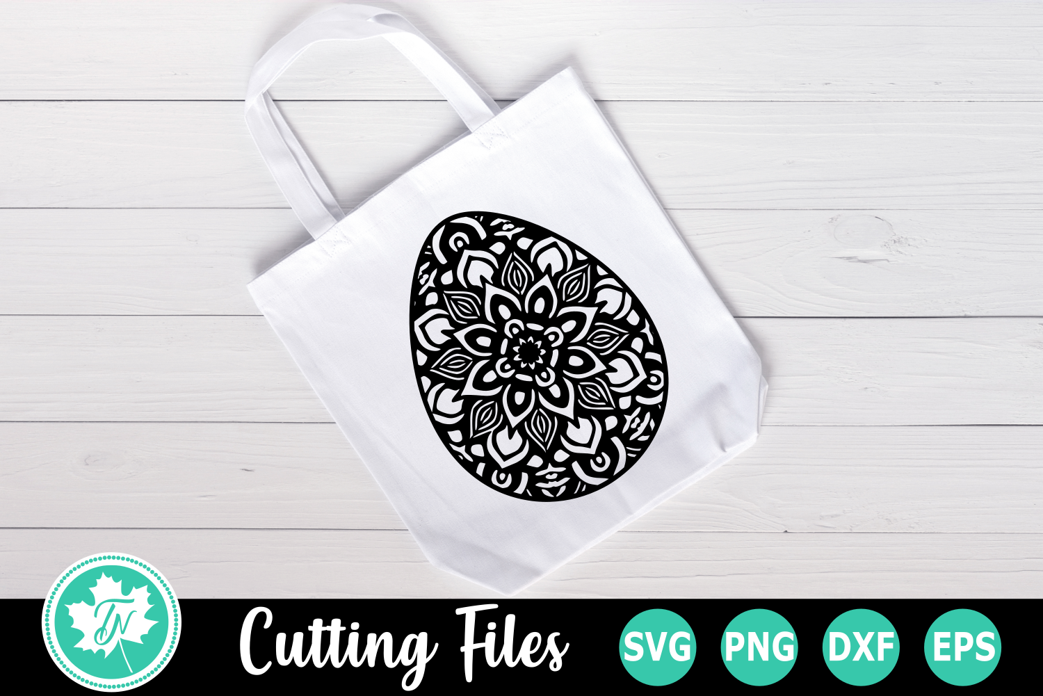 Mandala Egg - An Easter SVG Cut File