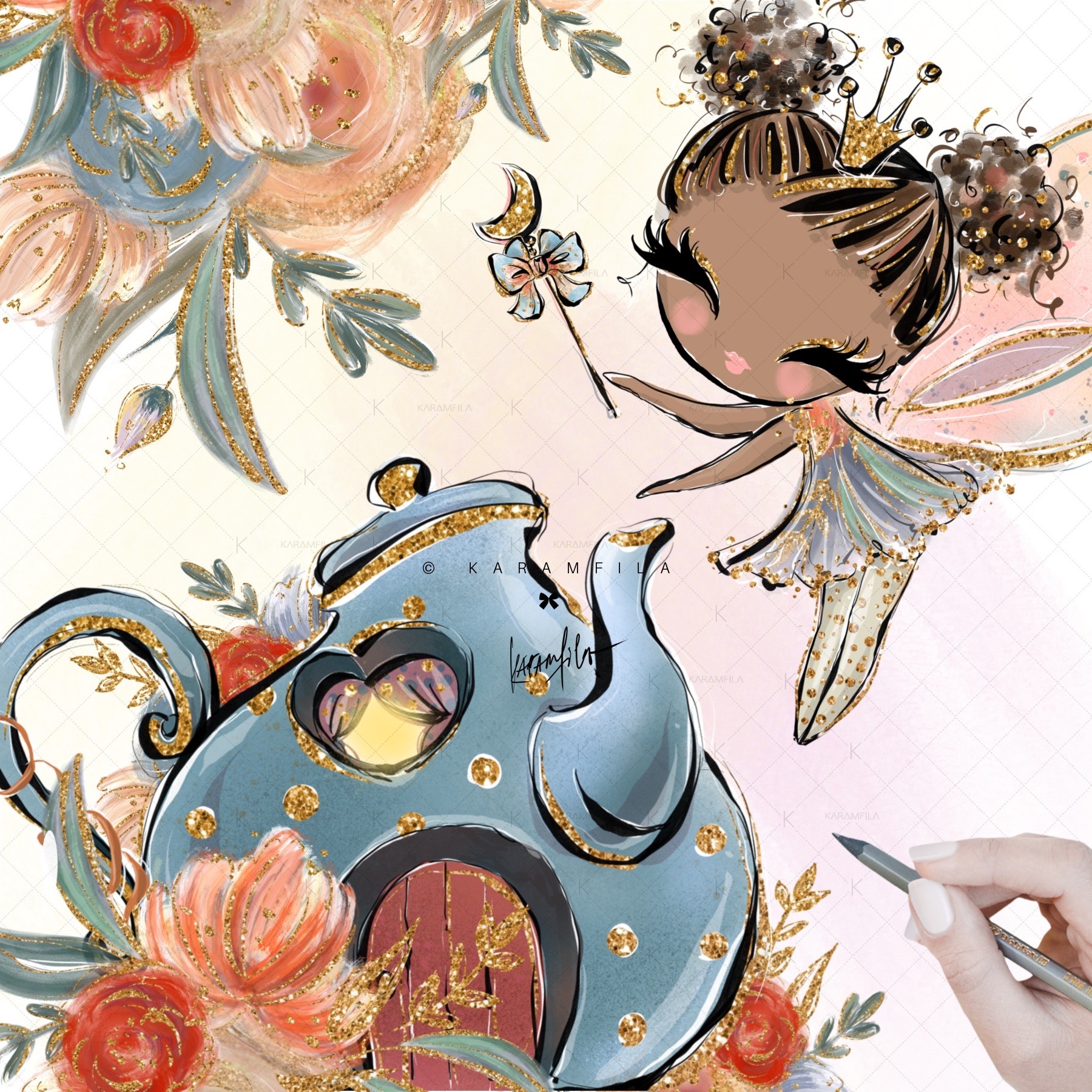 Fall Fairies Clipart (260845) | Illustrations | Design Bundles