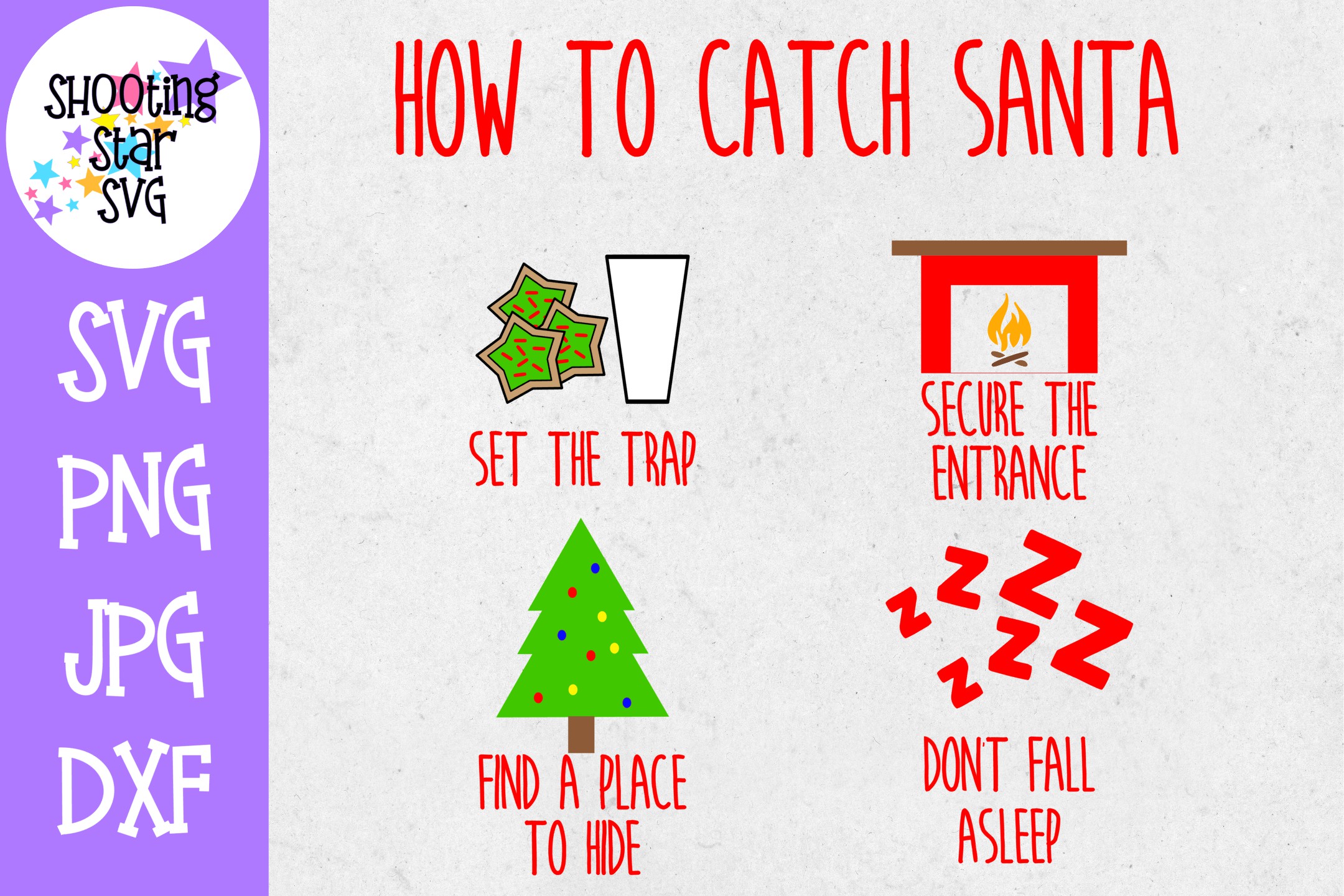 Download How to Catch Santa SVG - Cute Christmas SVG