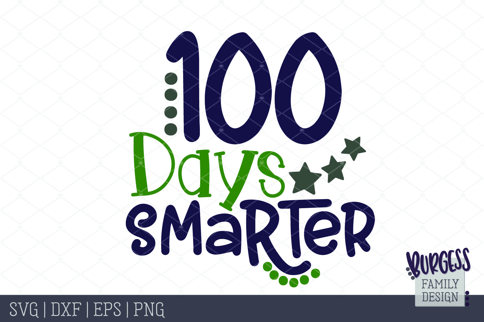 100 days smarter SVG DXF EPS PNG