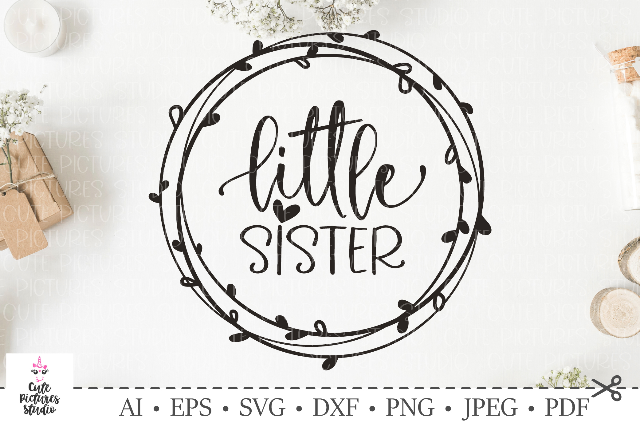 Baby Girl Svg, Little Sister SVG. SVG DXF cut file ...