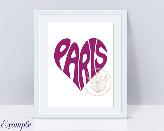 Download Digital Paris Word Art, Paris jpg, png, eps, svg, dxf ...