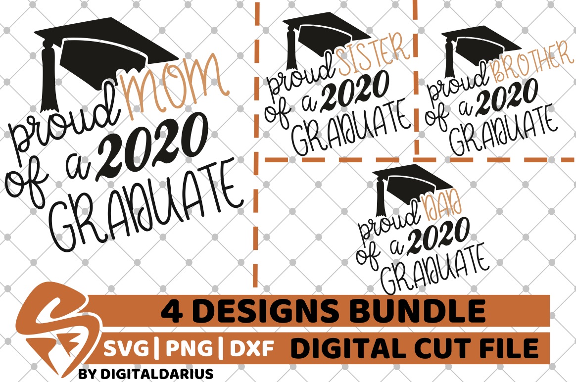 4x Proud Family Bundle svg, 2020 year svg, Teacher, Graduate