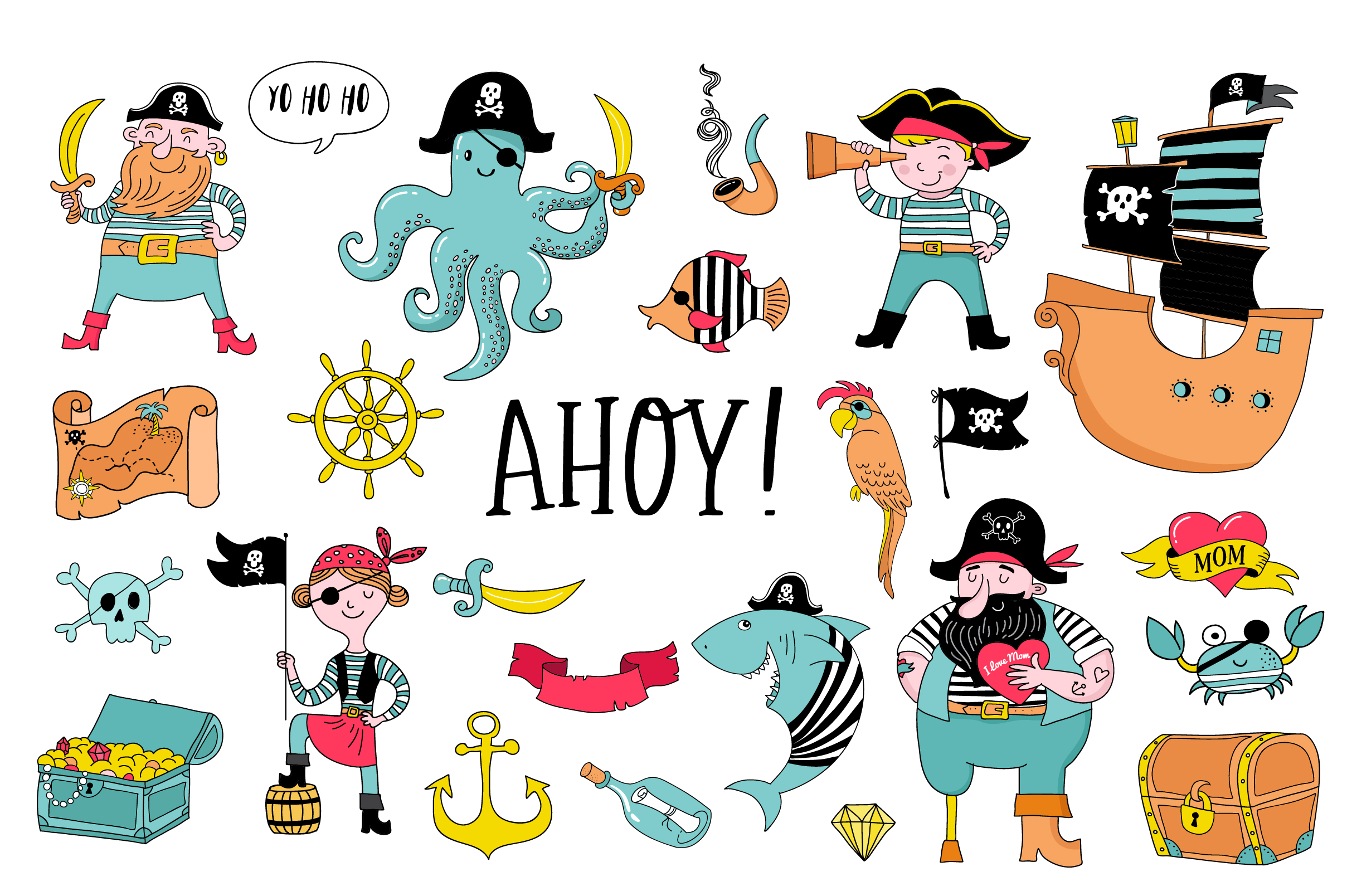 Ahoy Pirate Collection 9844