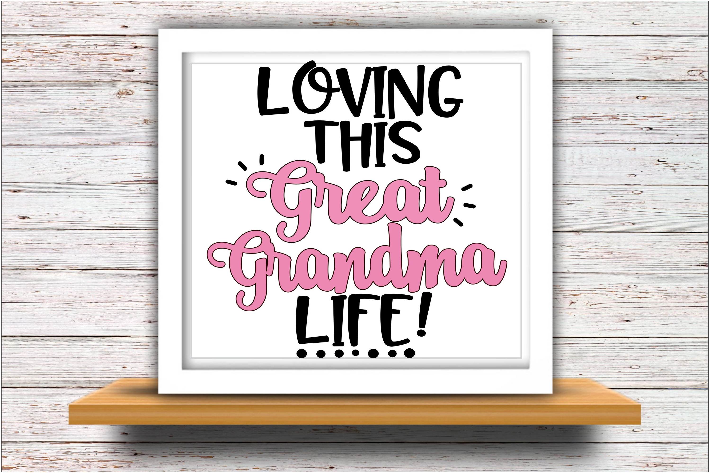 Download Great Grandma SVG DXF JPEG Silhouette Cameo Cricut loving ...
