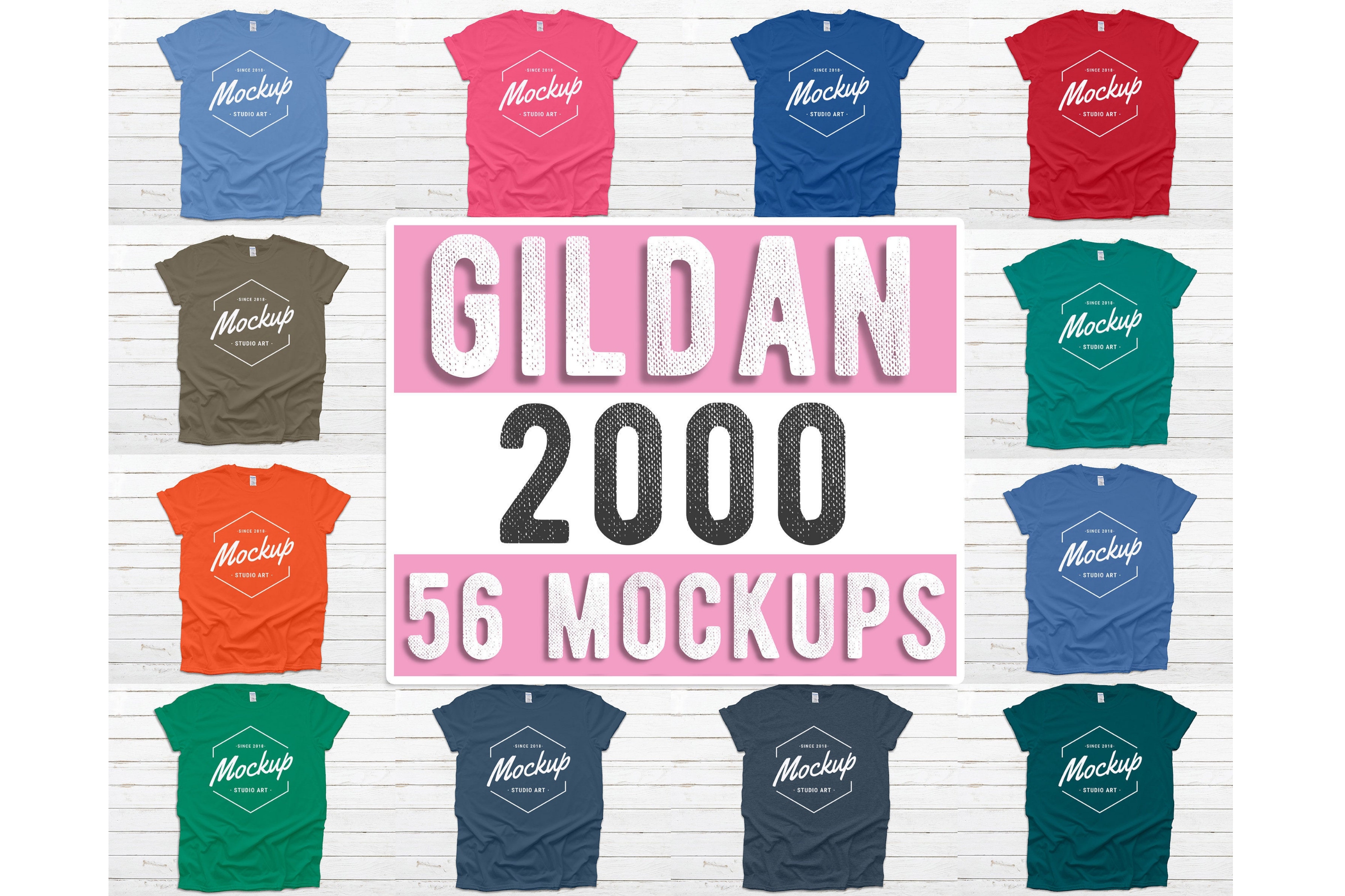 Gildan 5000 Color Chart 2018