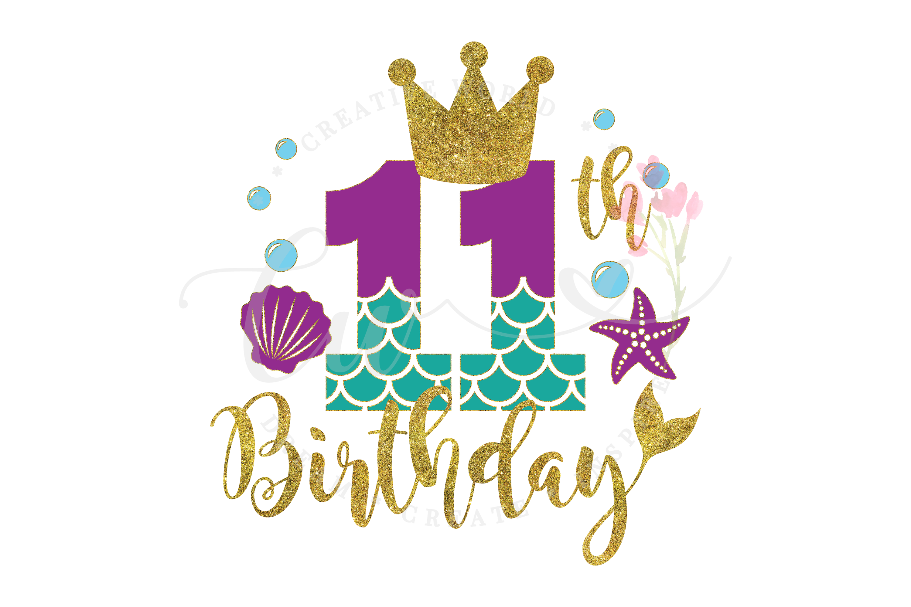 Free Free 84 Mermaid Birthday Shirt Svg Free SVG PNG EPS DXF File