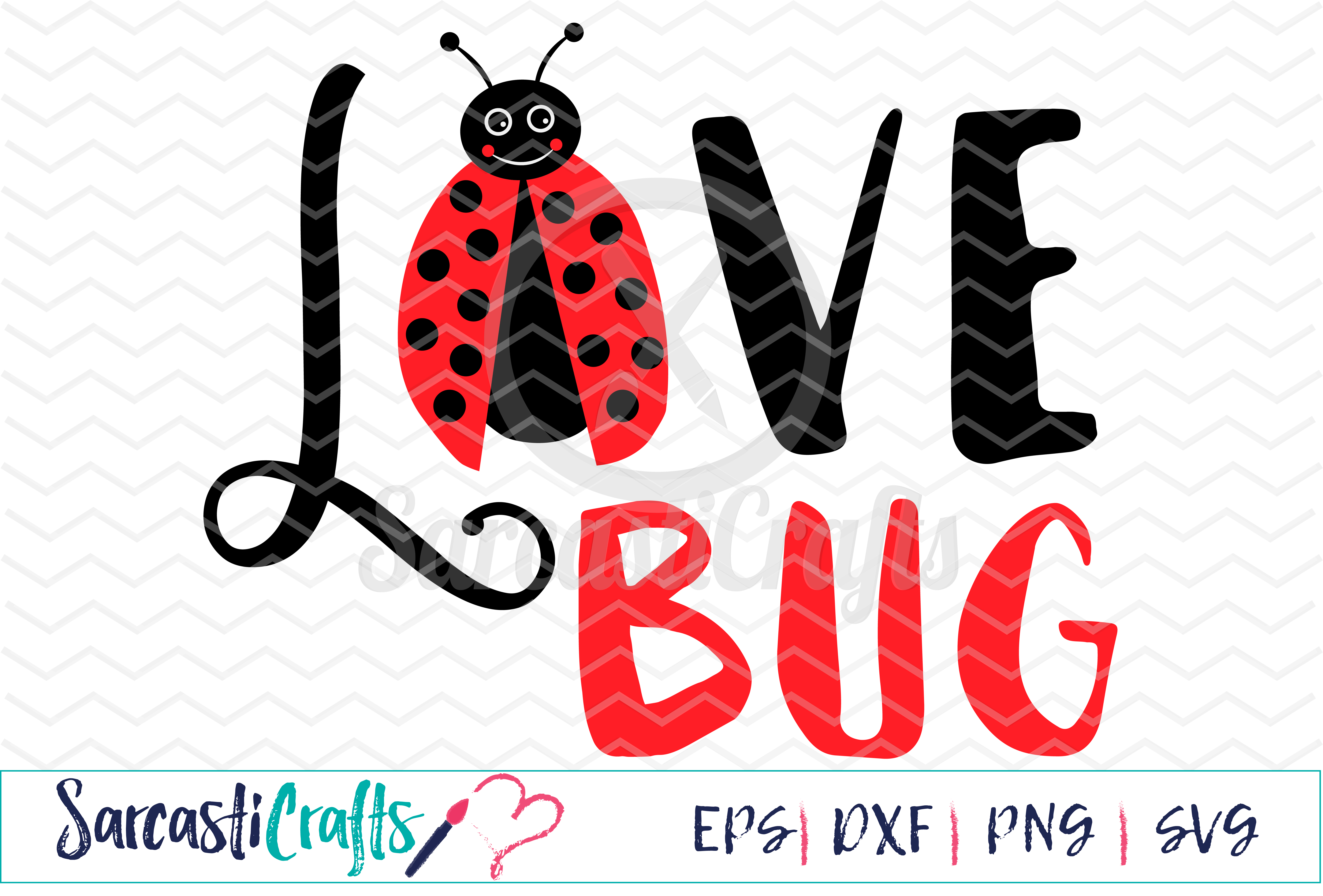 Love Bug - Digital Printable - Cuttable File - Digital Download - SVG