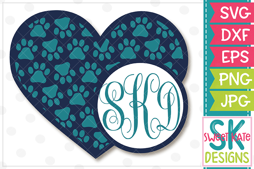 Free Free Paw Print Monogram Svg 234 SVG PNG EPS DXF File