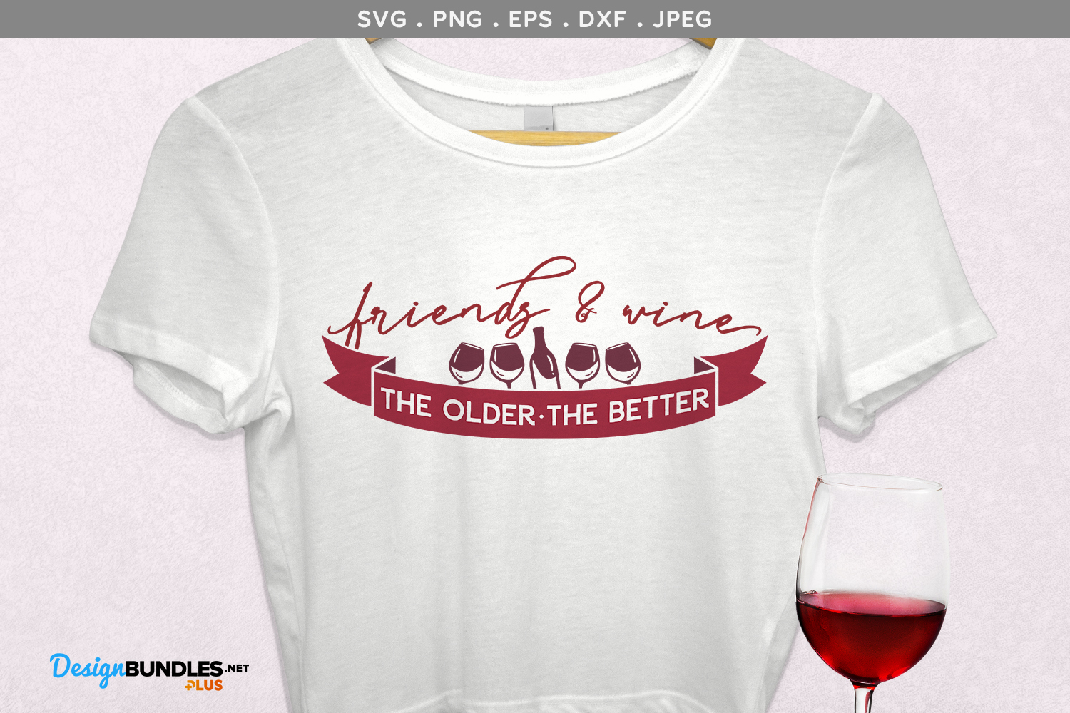 Download Friends & Wine - The Older the Better SVG