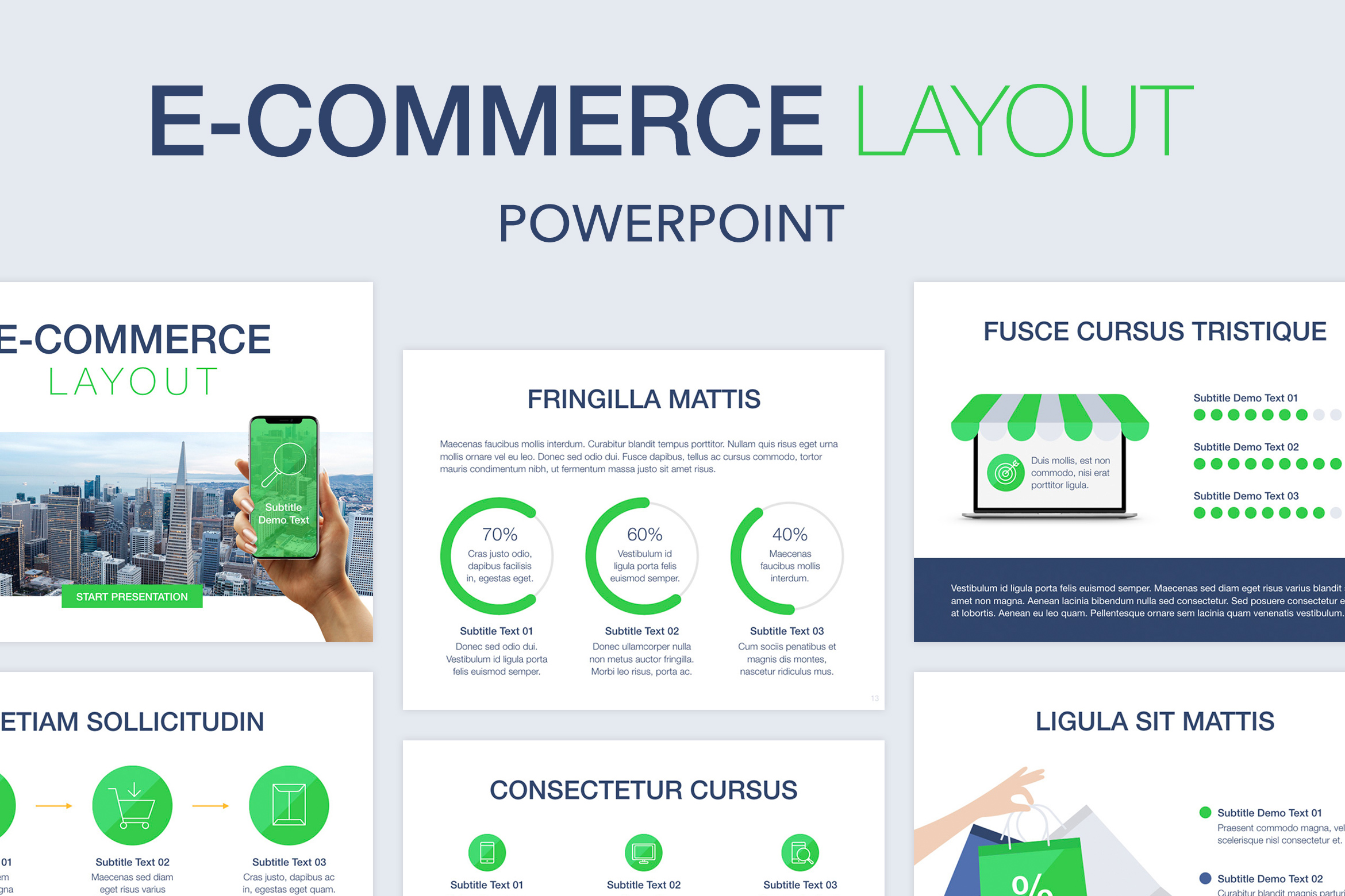ECommerce PowerPoint Template (147735)  Presentation Templates