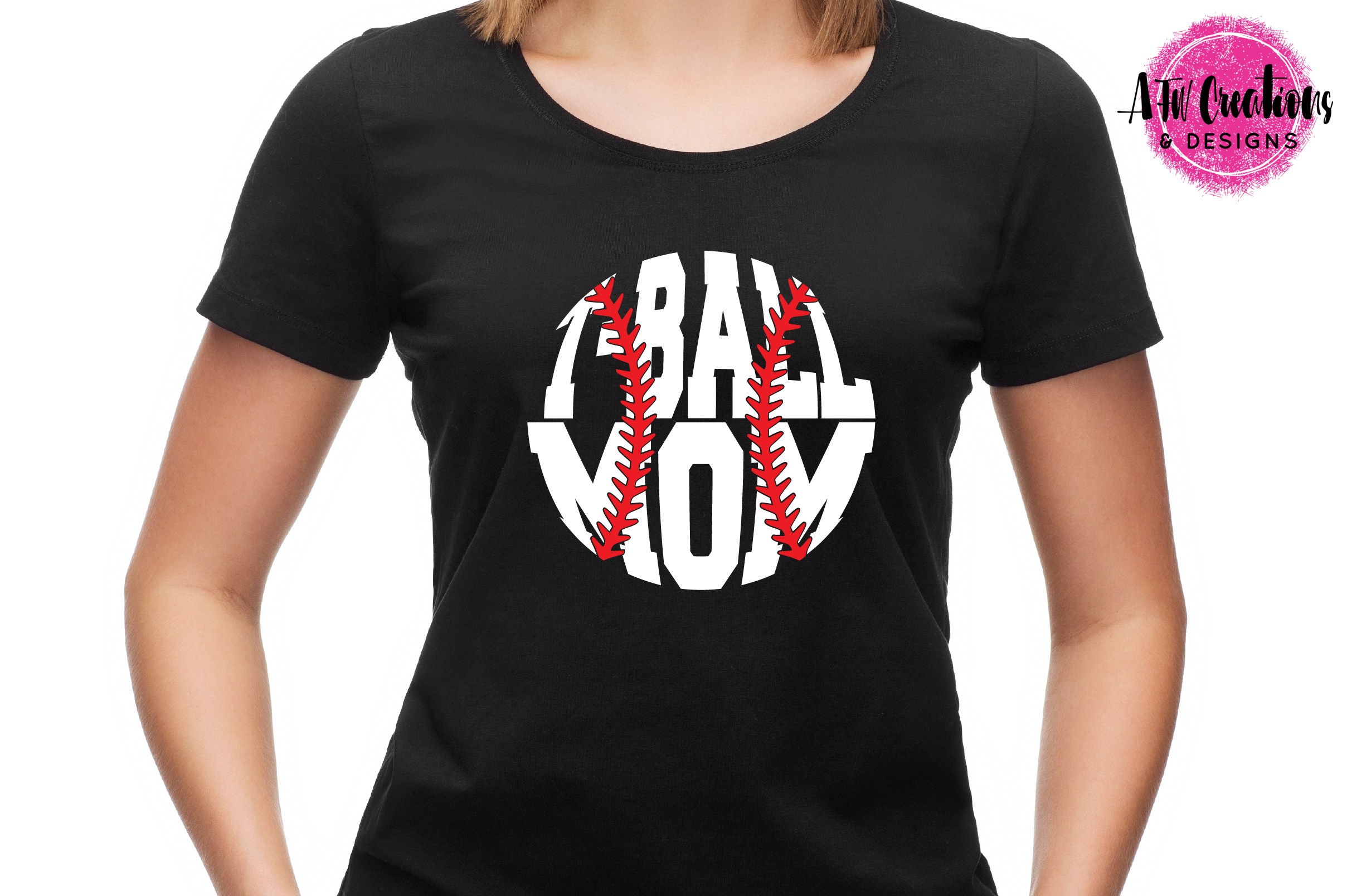 Download T-Ball Mom - SVG, DXF, EPS Cut Files