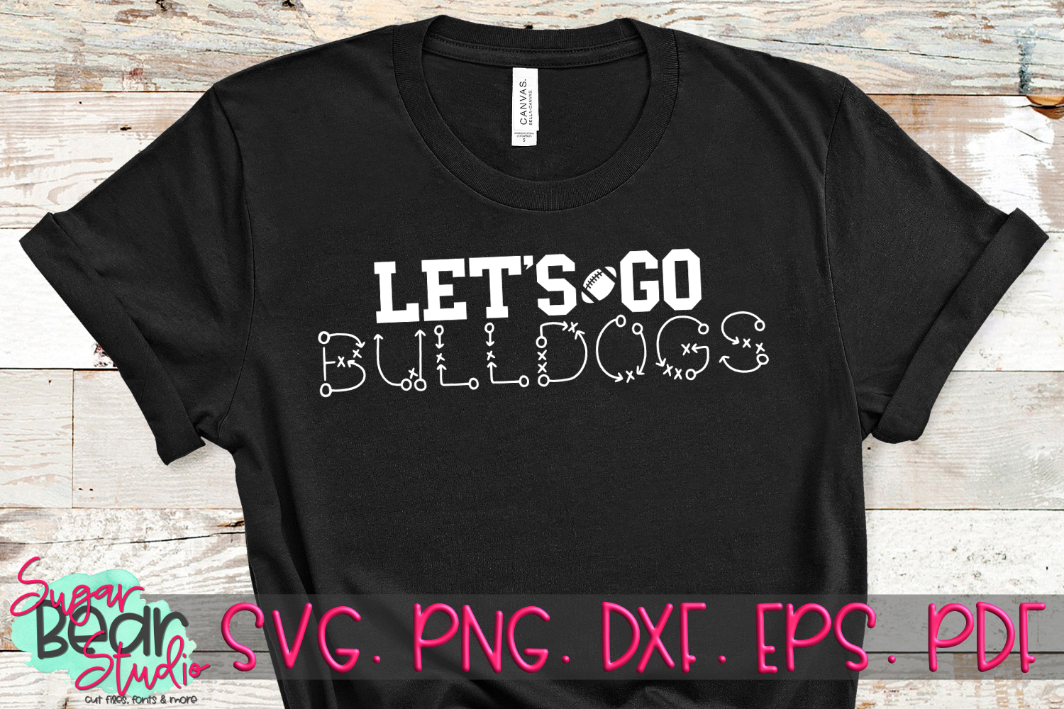 Download Let's Go Bulldogs - A Sport SVG (313073) | SVGs | Design ...