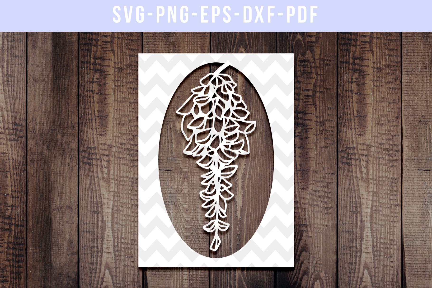Download Wisteria Peony Frame Papercut Template, Spring Flower SVG ...