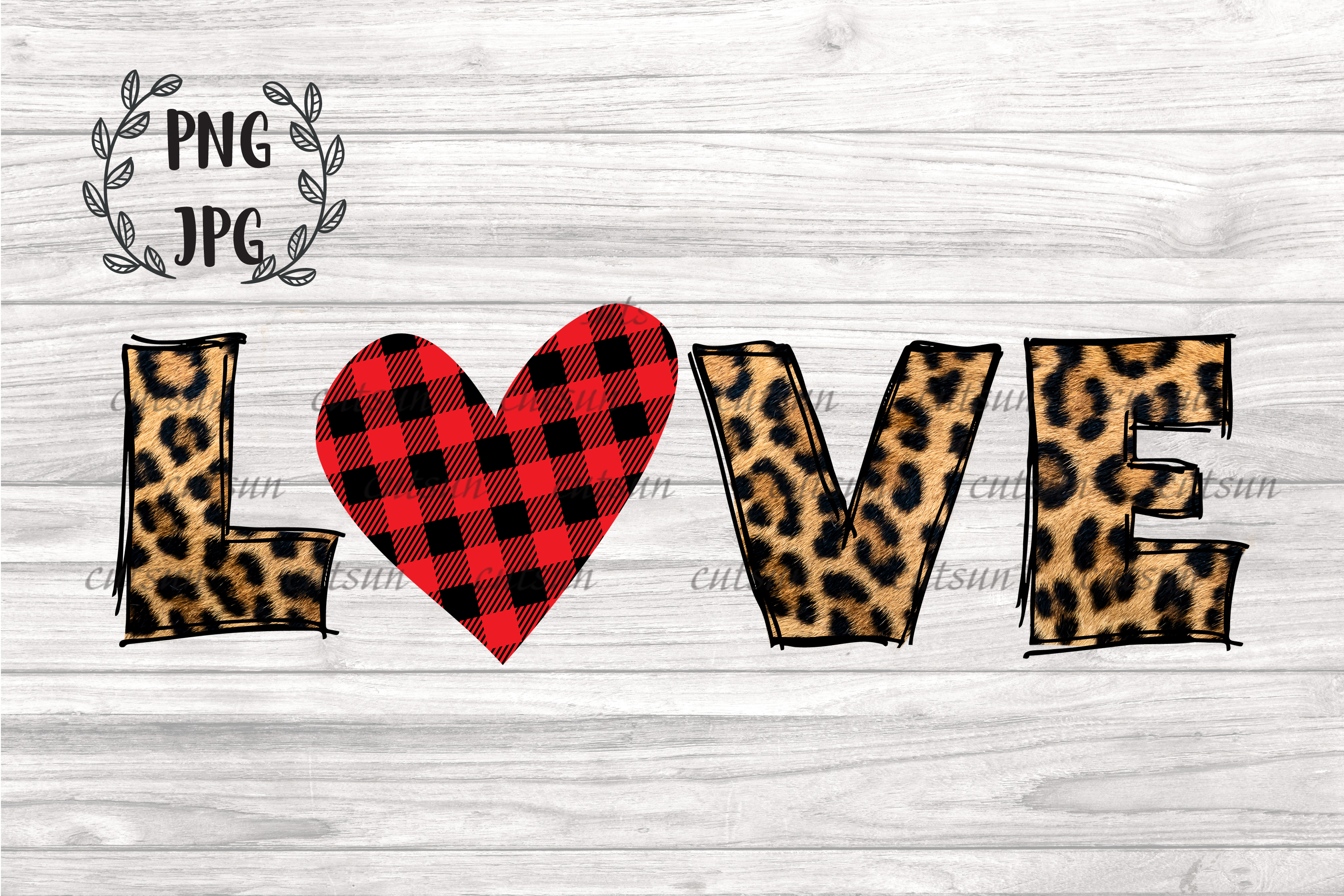 Download Love sublimation design | Love leopard / cheetah plaid ...