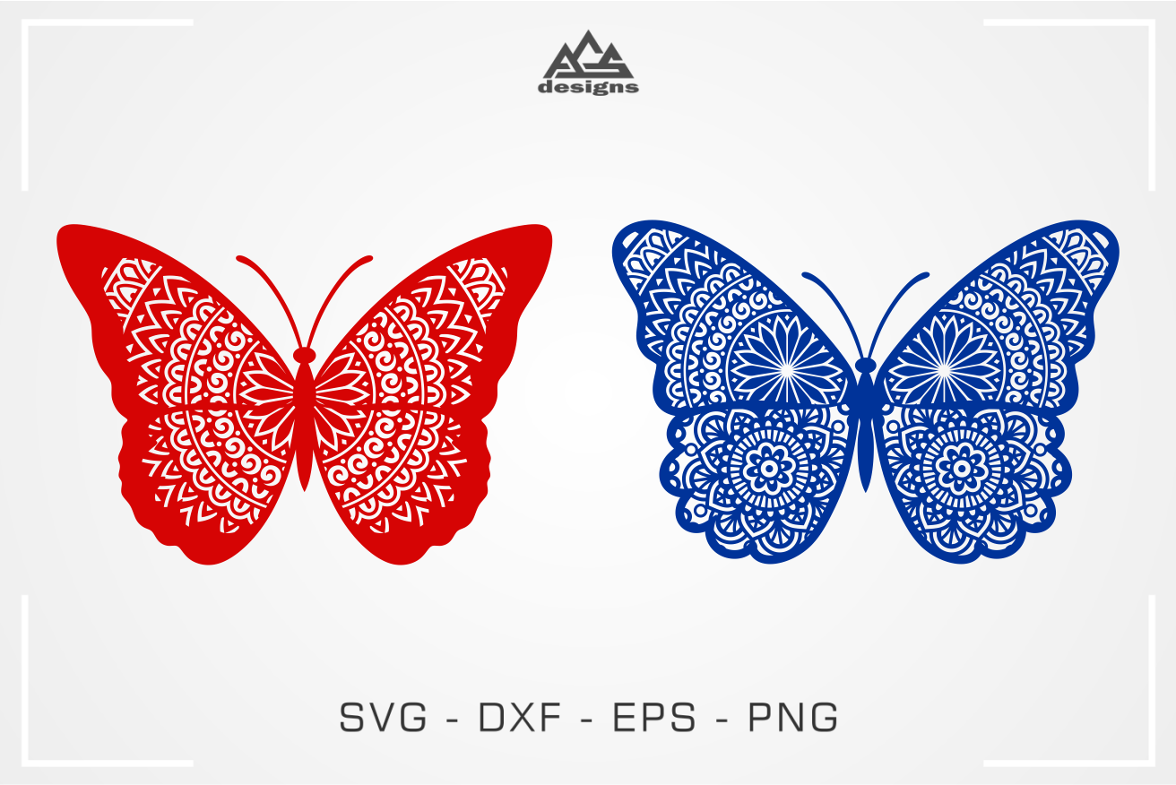Download 2 Layered Butterfly Svg Design - Free Layered SVG Files ...
