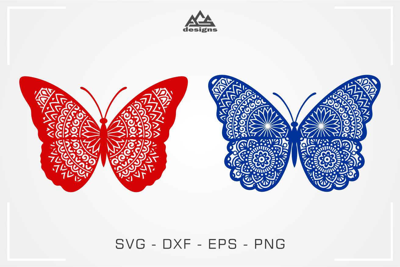 Free Free 130 3D Butterfly Mandala Svg Free SVG PNG EPS DXF File