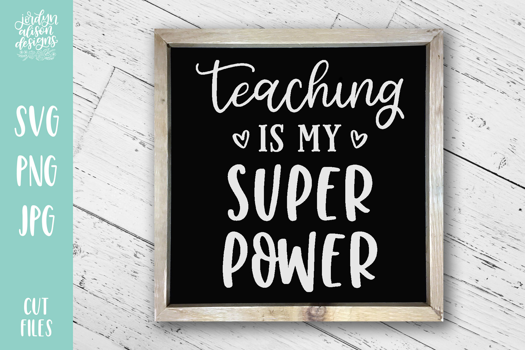 Download Teaching Is My Super Power, School Teacher SVG Cut File