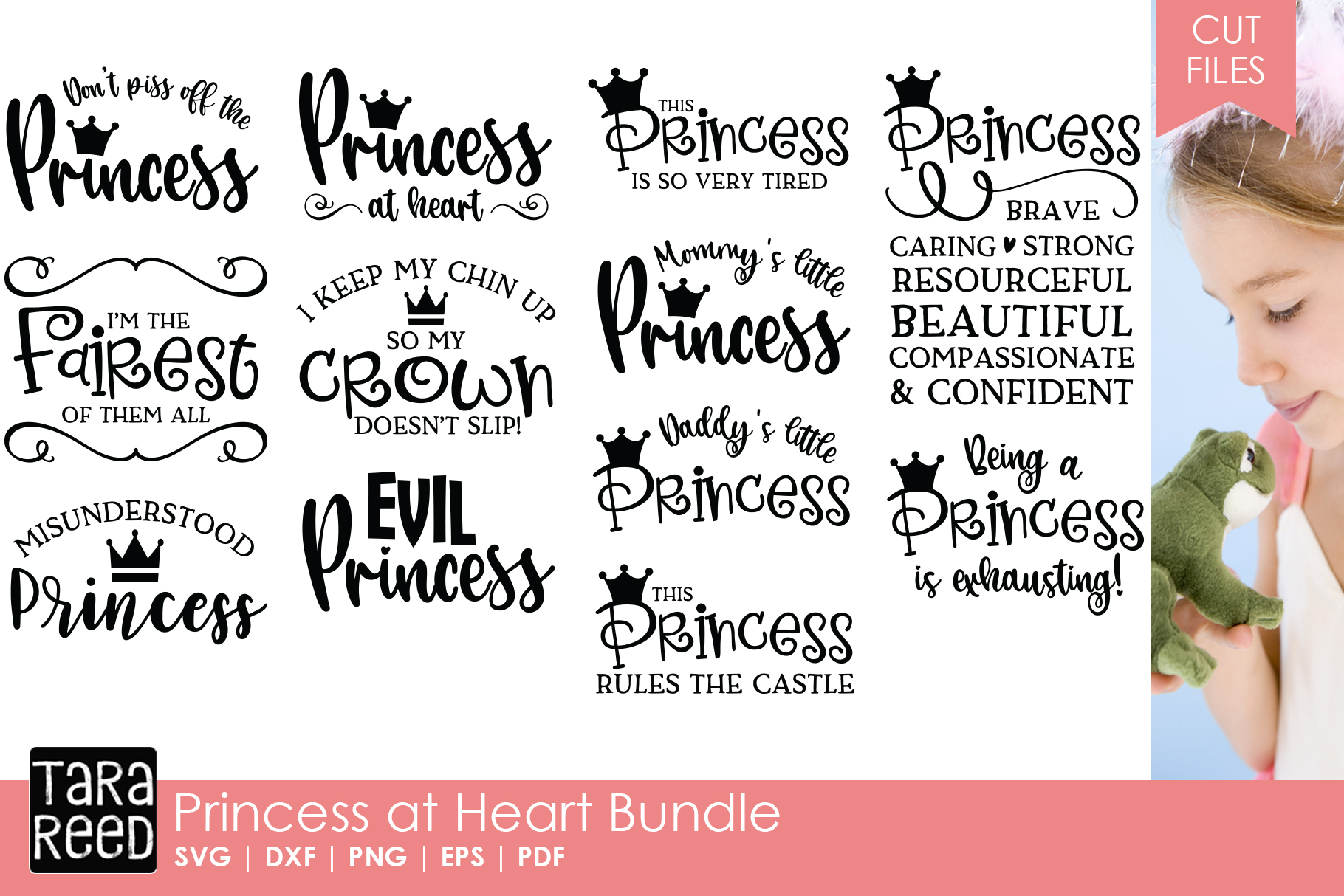 Download Princess MEGA Bundle (122981) | Cut Files | Design Bundles