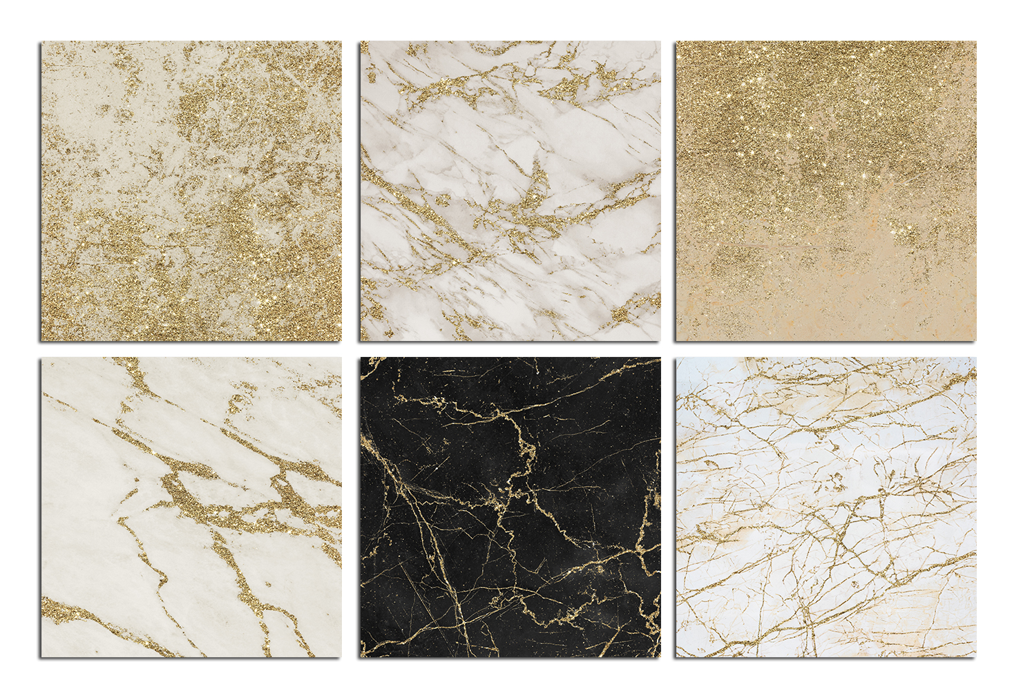 Gold Marble Textures, Glitter Backgrounds