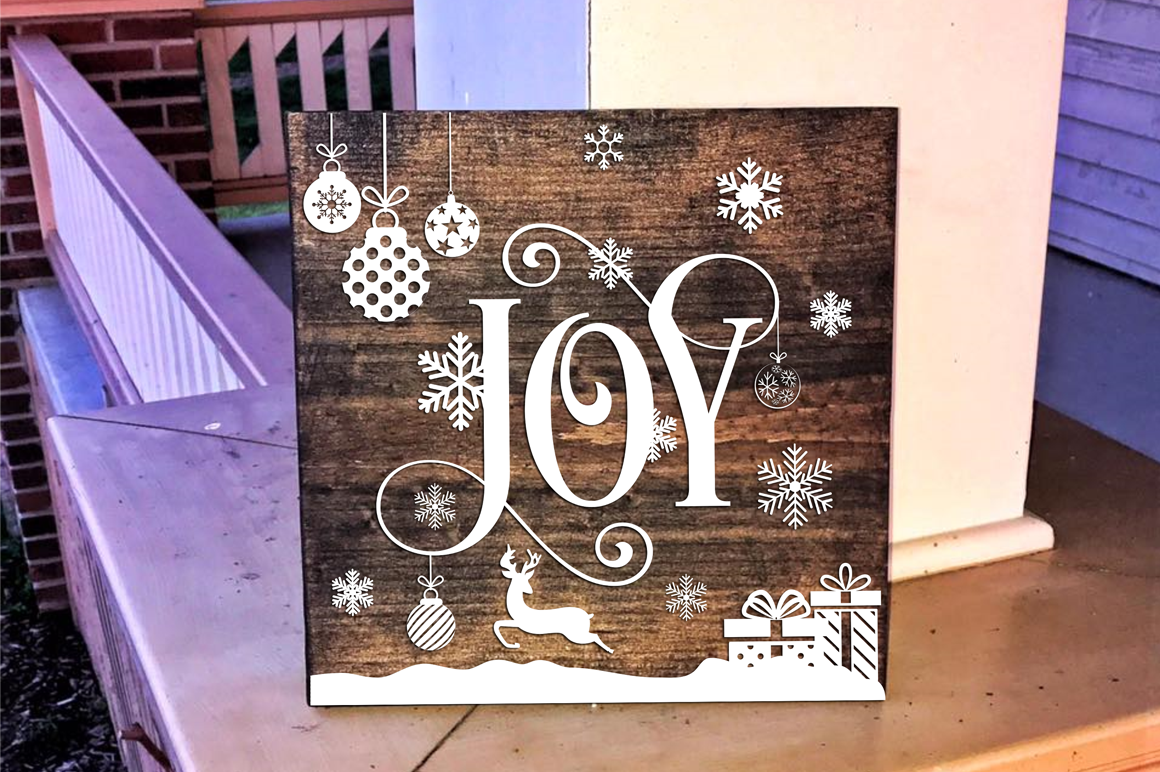 Joy - Christmas SVG Cut File