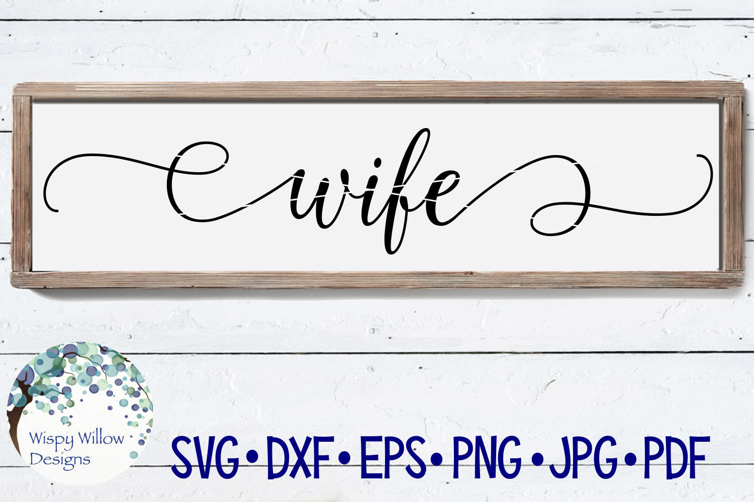 Download Wife | Wedding Sign SVG Cut File (138896) | SVGs | Design Bundles