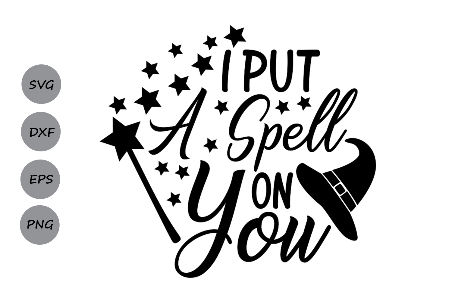 I put a spell on you hocus pocus svg